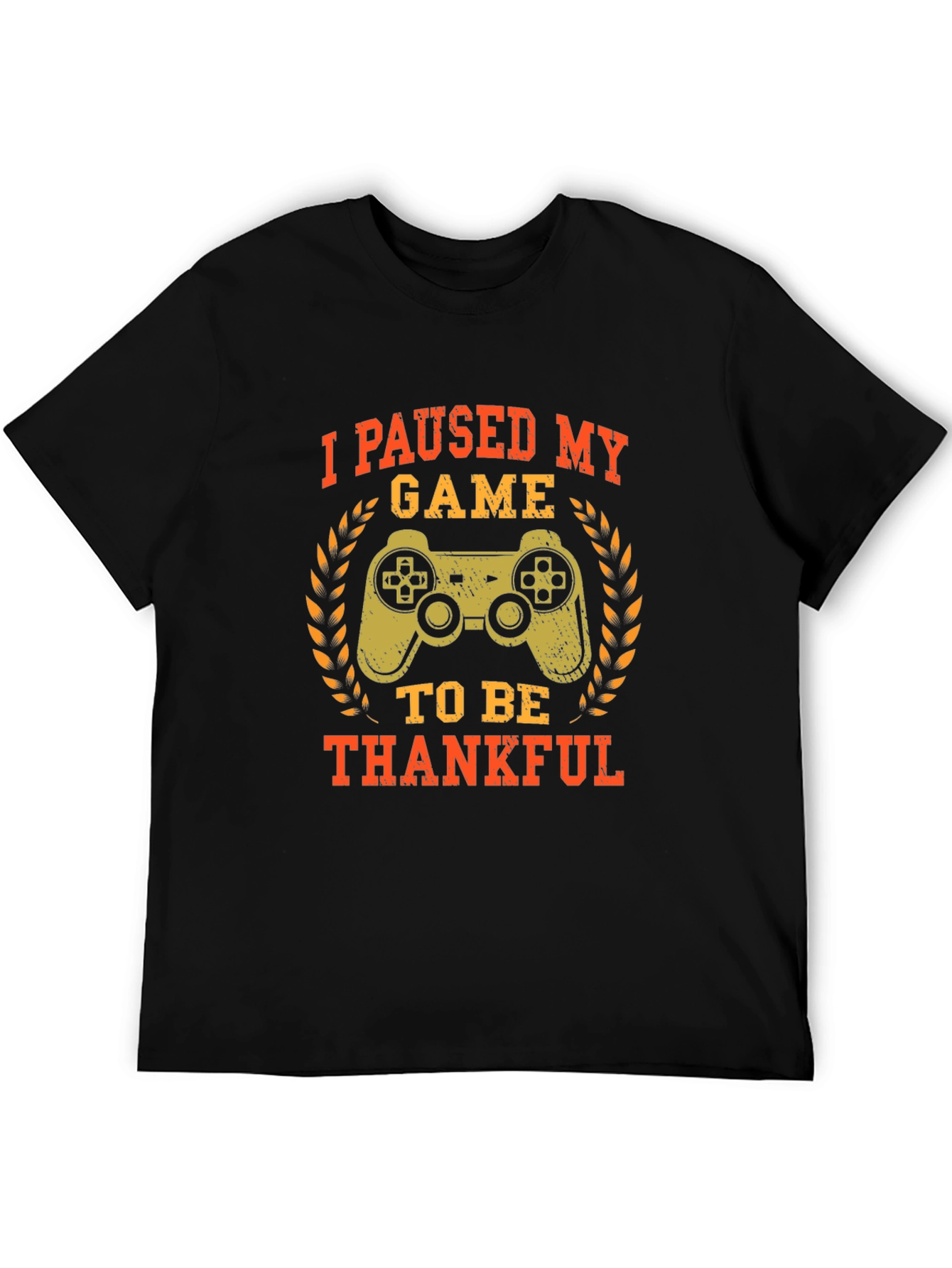 Gamer Thanksgiving T-Shirt - Paused My Game