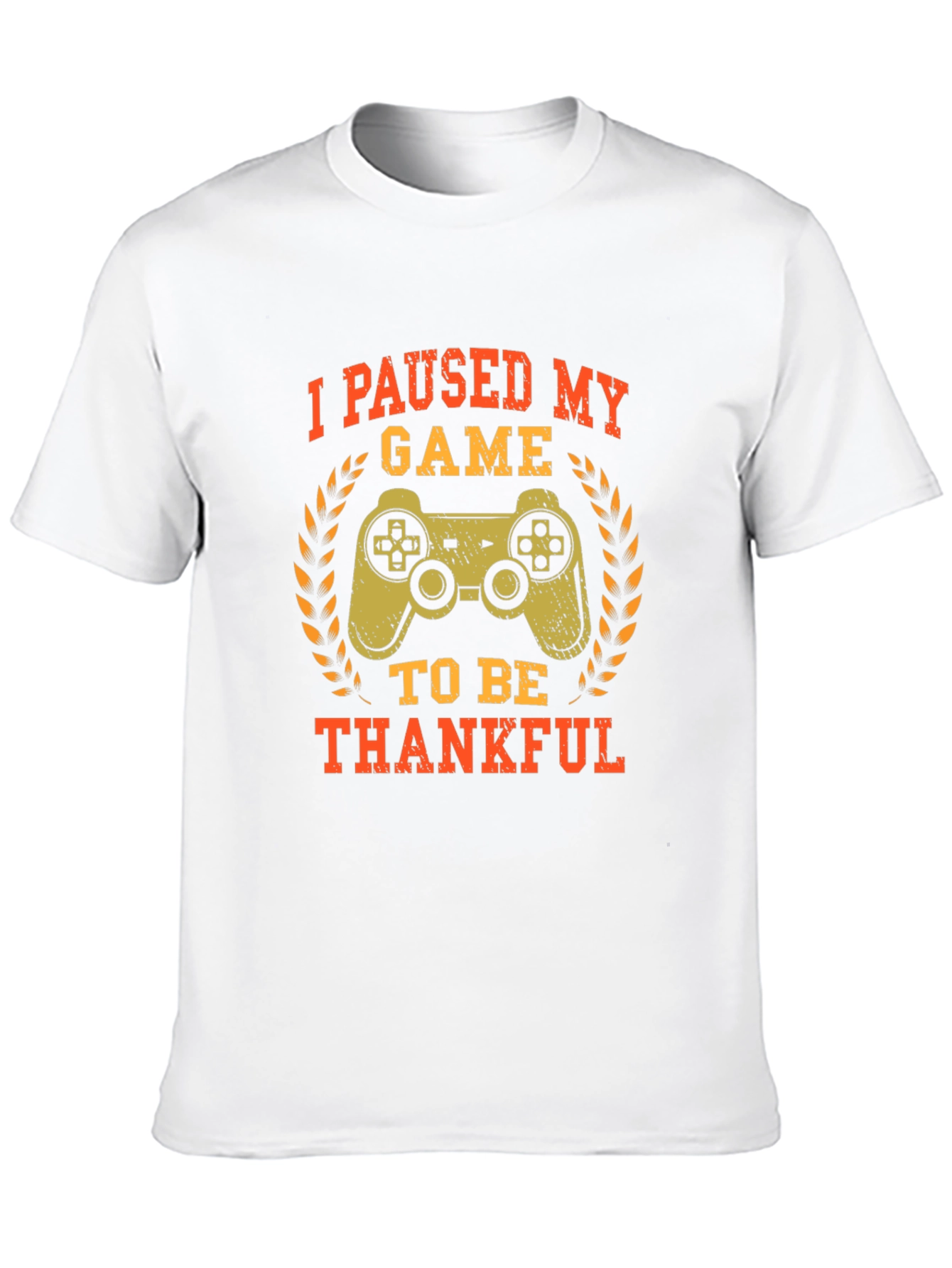 Gamer Thanksgiving T-Shirt - Paused My Game