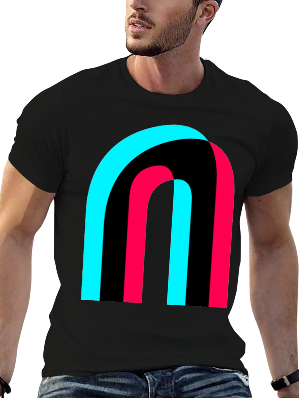 Trendy Abstract Graphic Tee - Modern Comfort