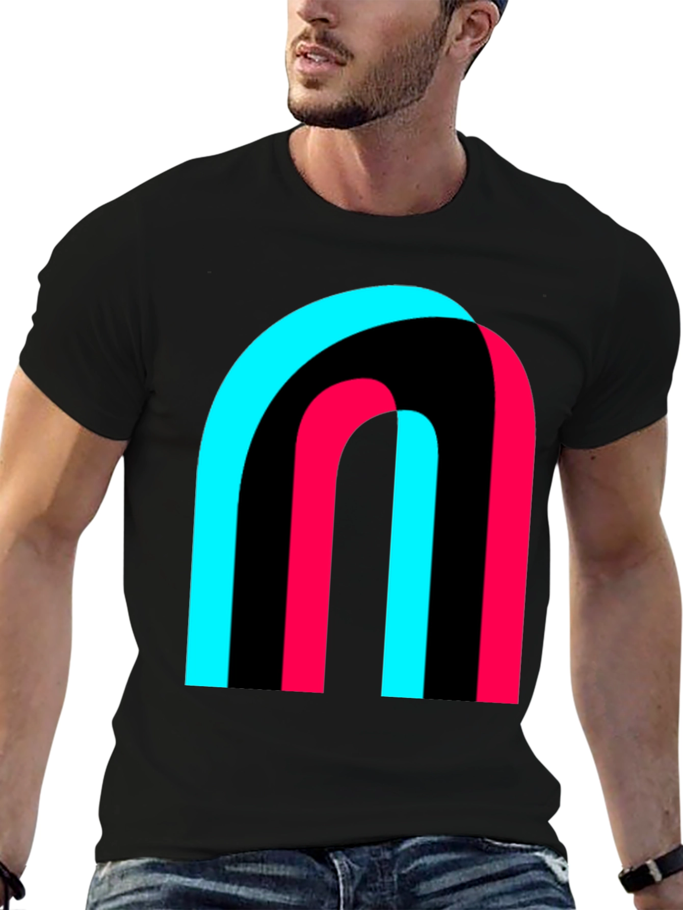 Trendy Abstract Graphic Tee - Modern Comfort