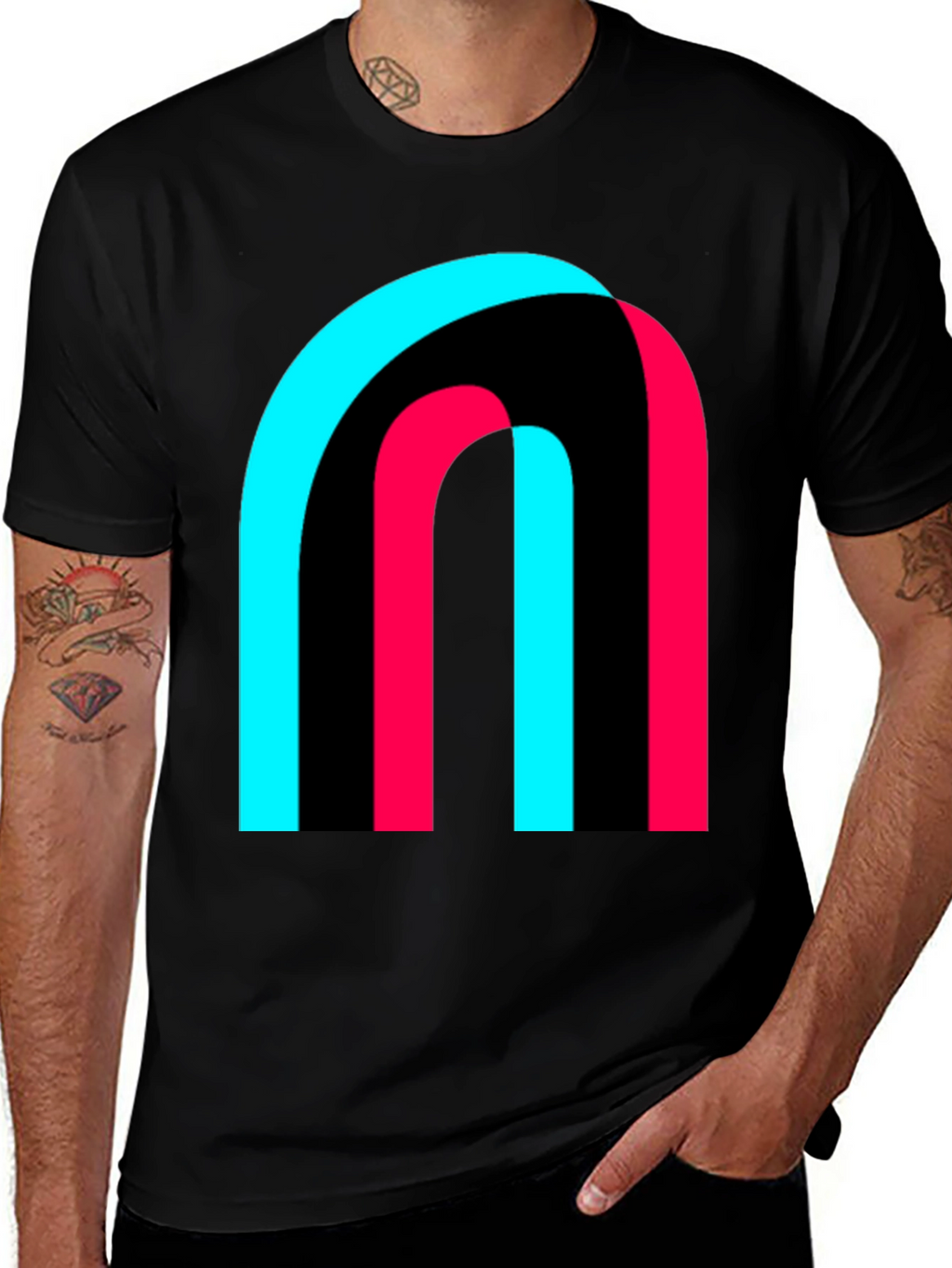 Trendy Abstract Graphic Tee - Modern Comfort
