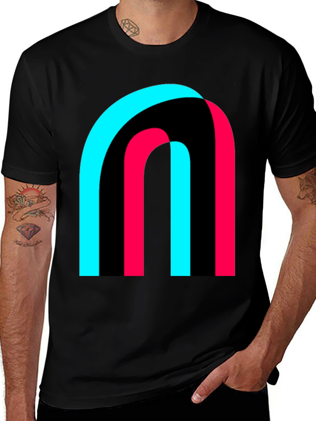 Trendy Abstract Graphic Tee - Modern Comfort