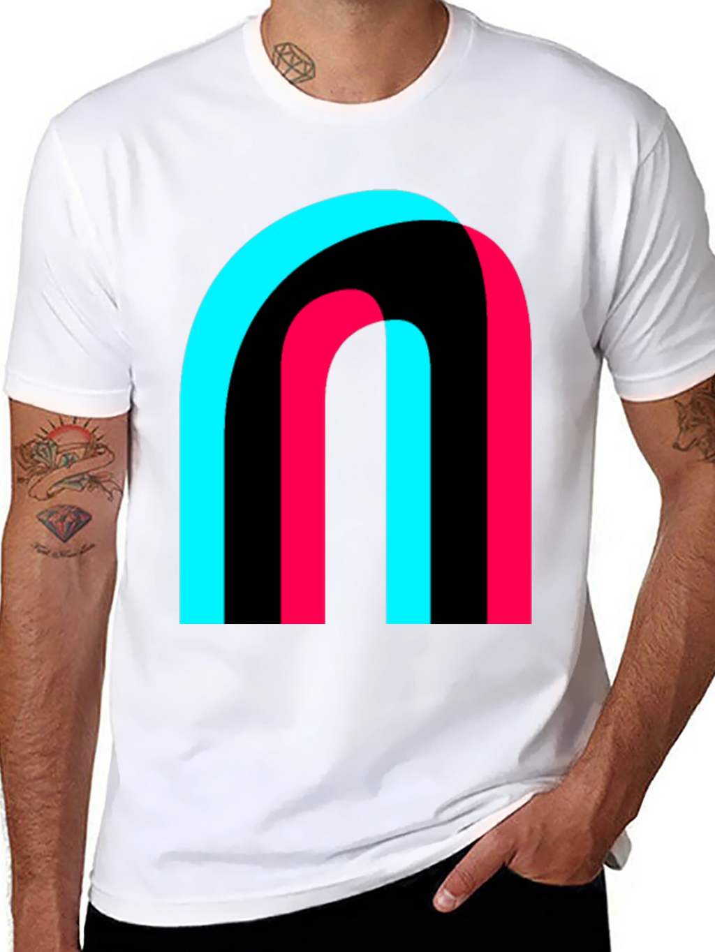 Trendy Abstract Graphic Tee - Modern Comfort