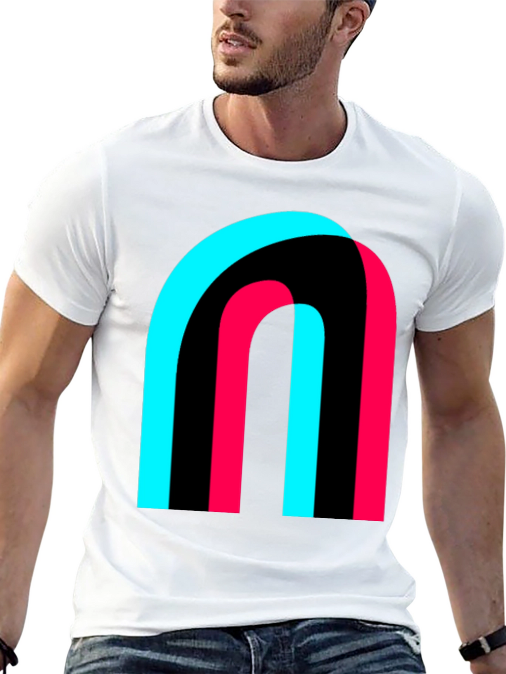 Trendy Abstract Graphic Tee - Modern Comfort