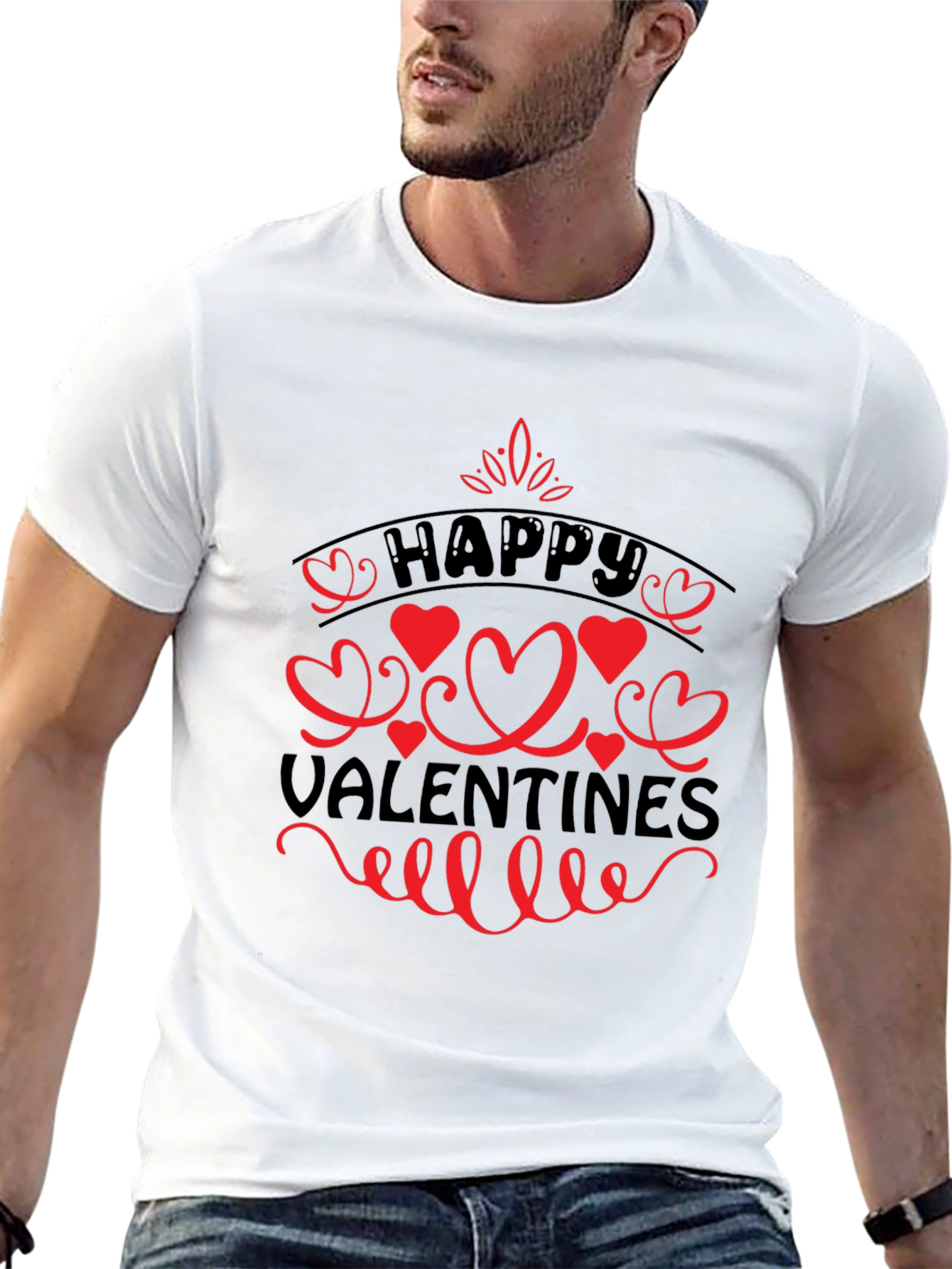 Happy Valentines Day Graphic Tee