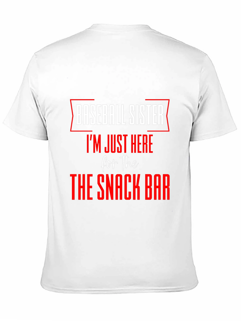 Baseball Sister Snack Bar T-Shirt