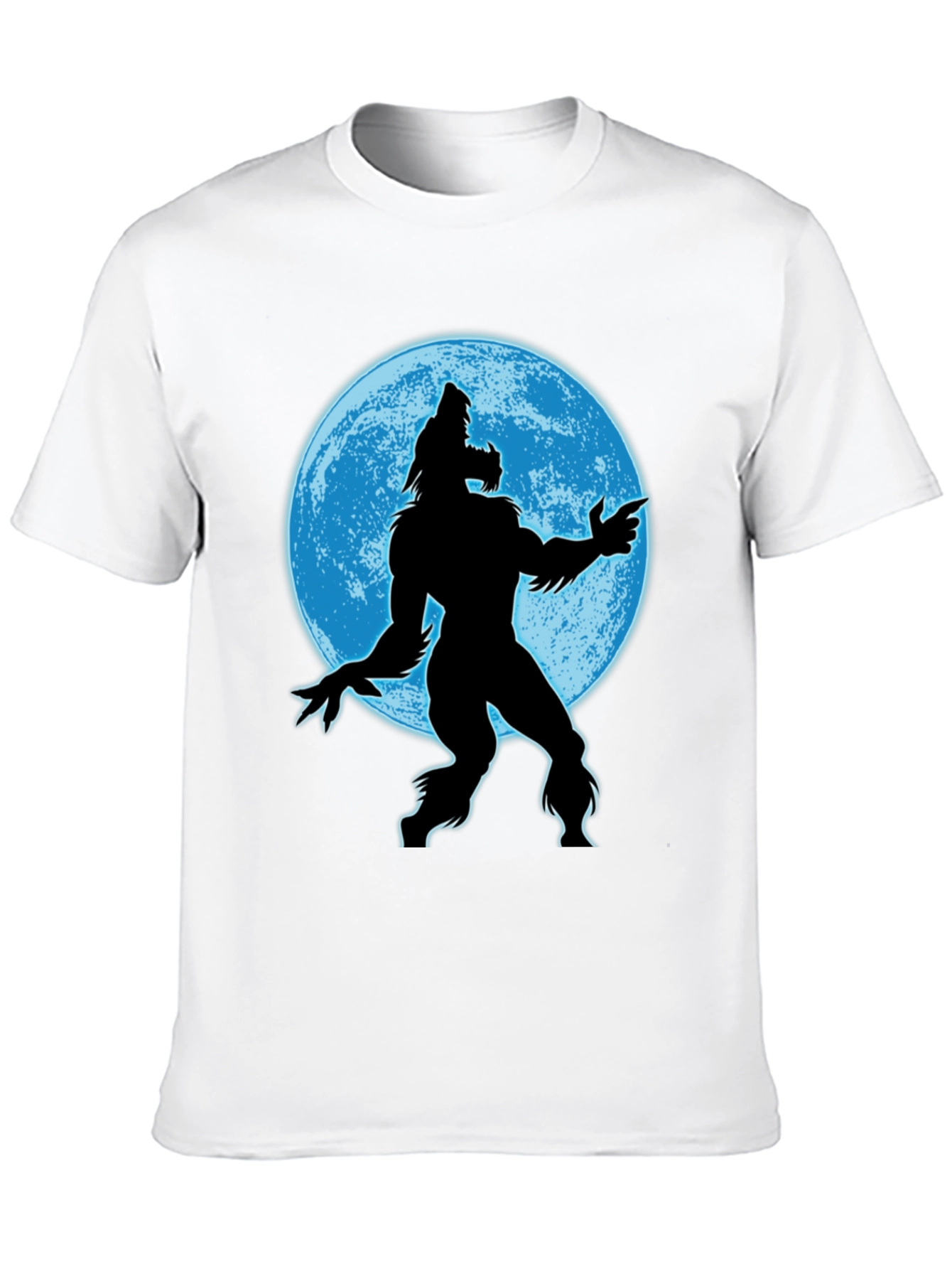Werewolf Moon Graphic Tee - Mens Black T-Shirt