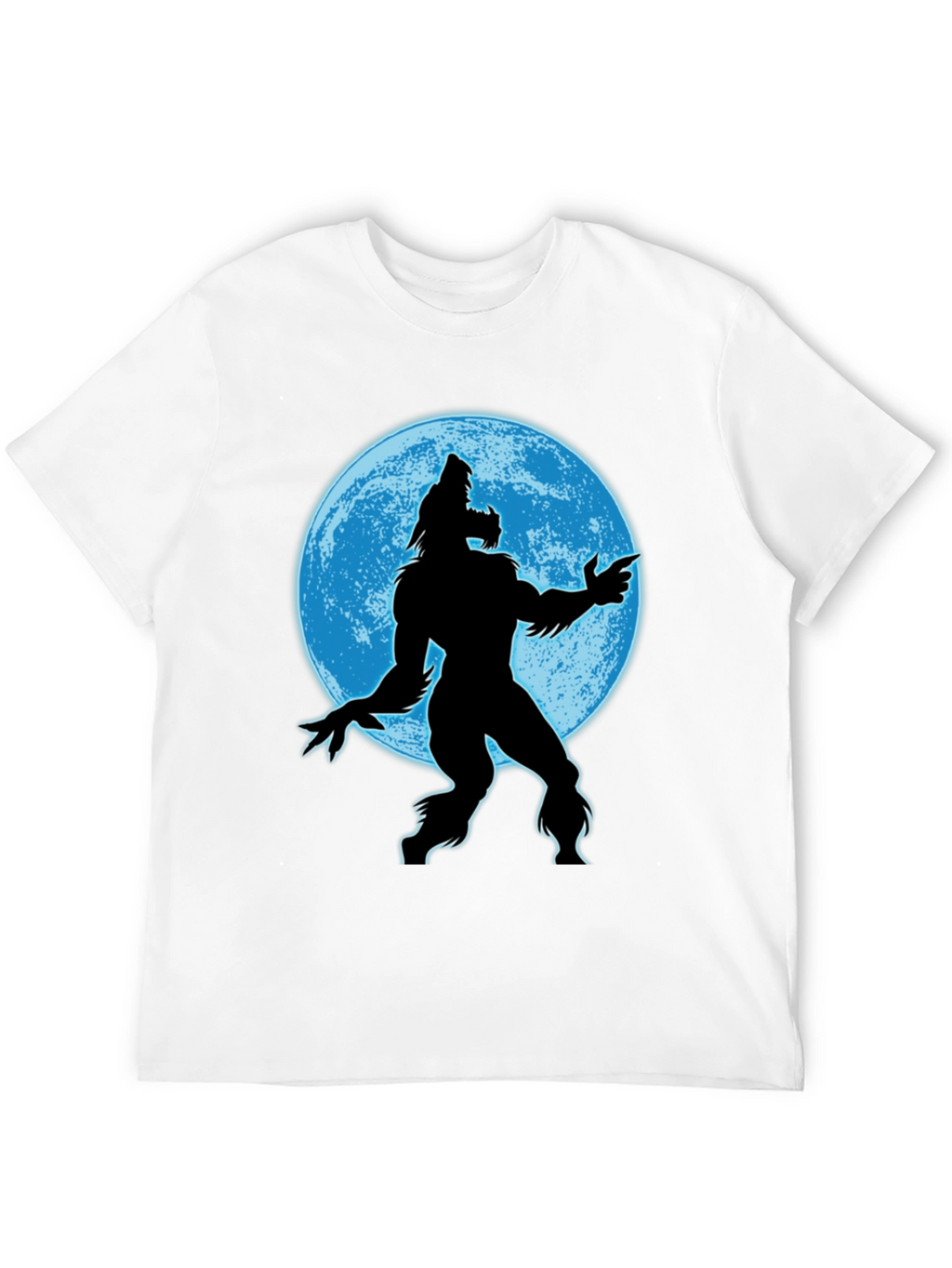 Werewolf Moon Graphic Tee - Mens Black T-Shirt
