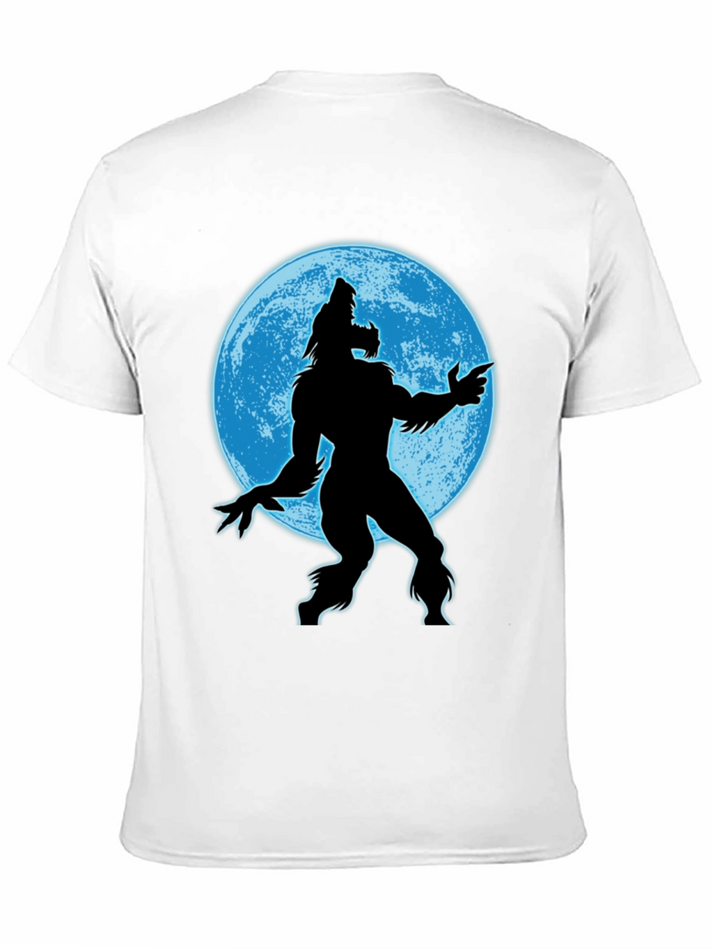 Werewolf Moon Graphic Tee - Mens Black T-Shirt