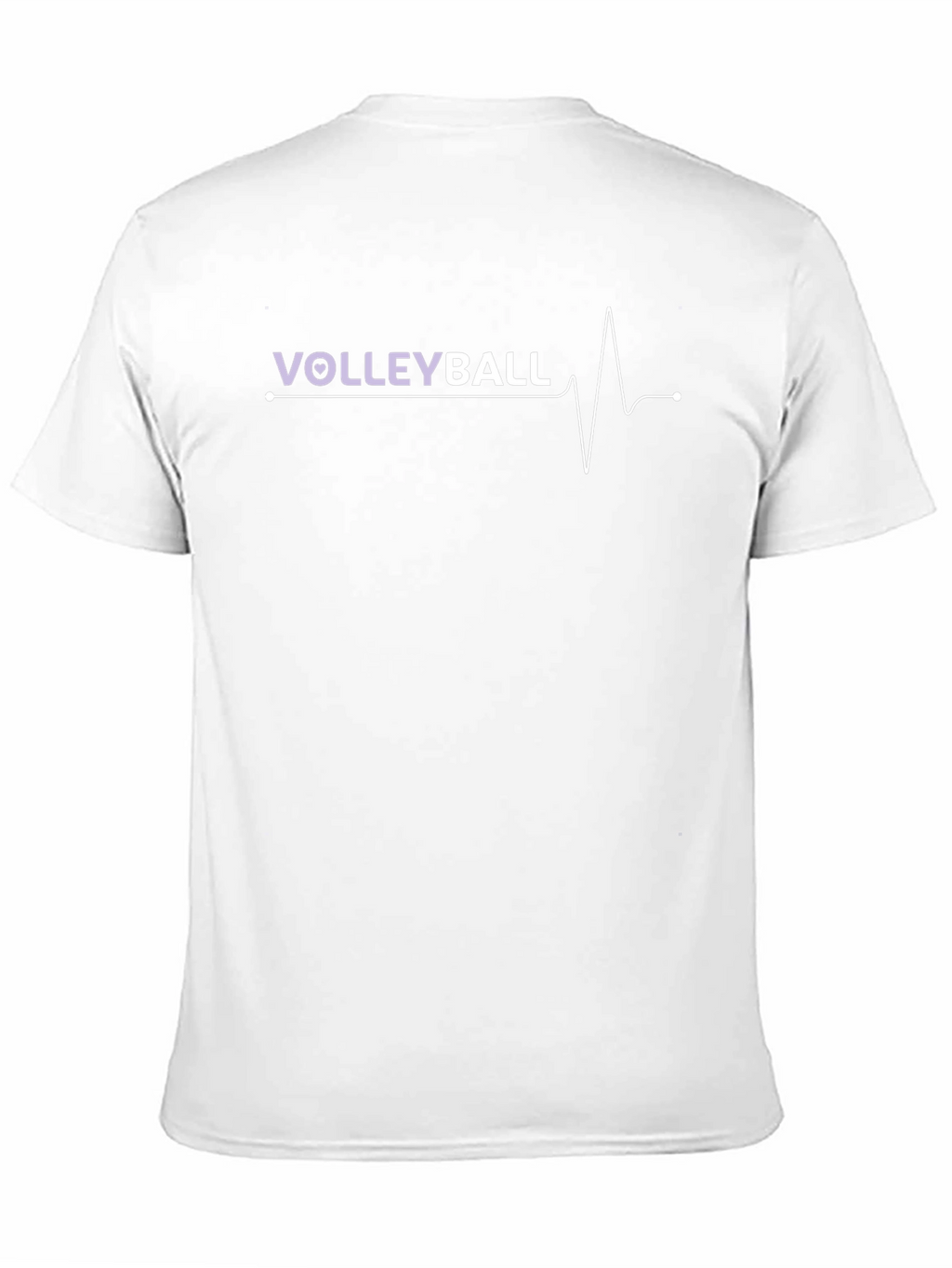 Volleyball Heartbeat Graphic T-Shirt - Sporty & Stylish