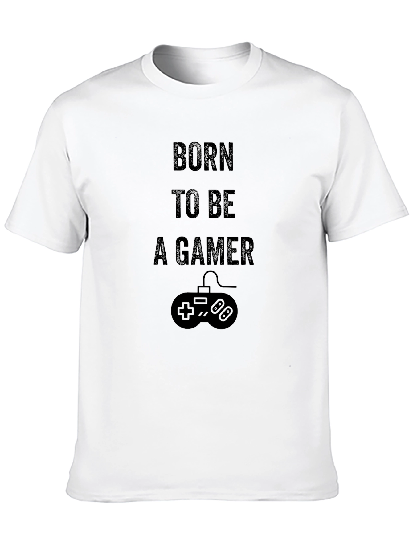 Born to Be a Gamer Black T-Shirt