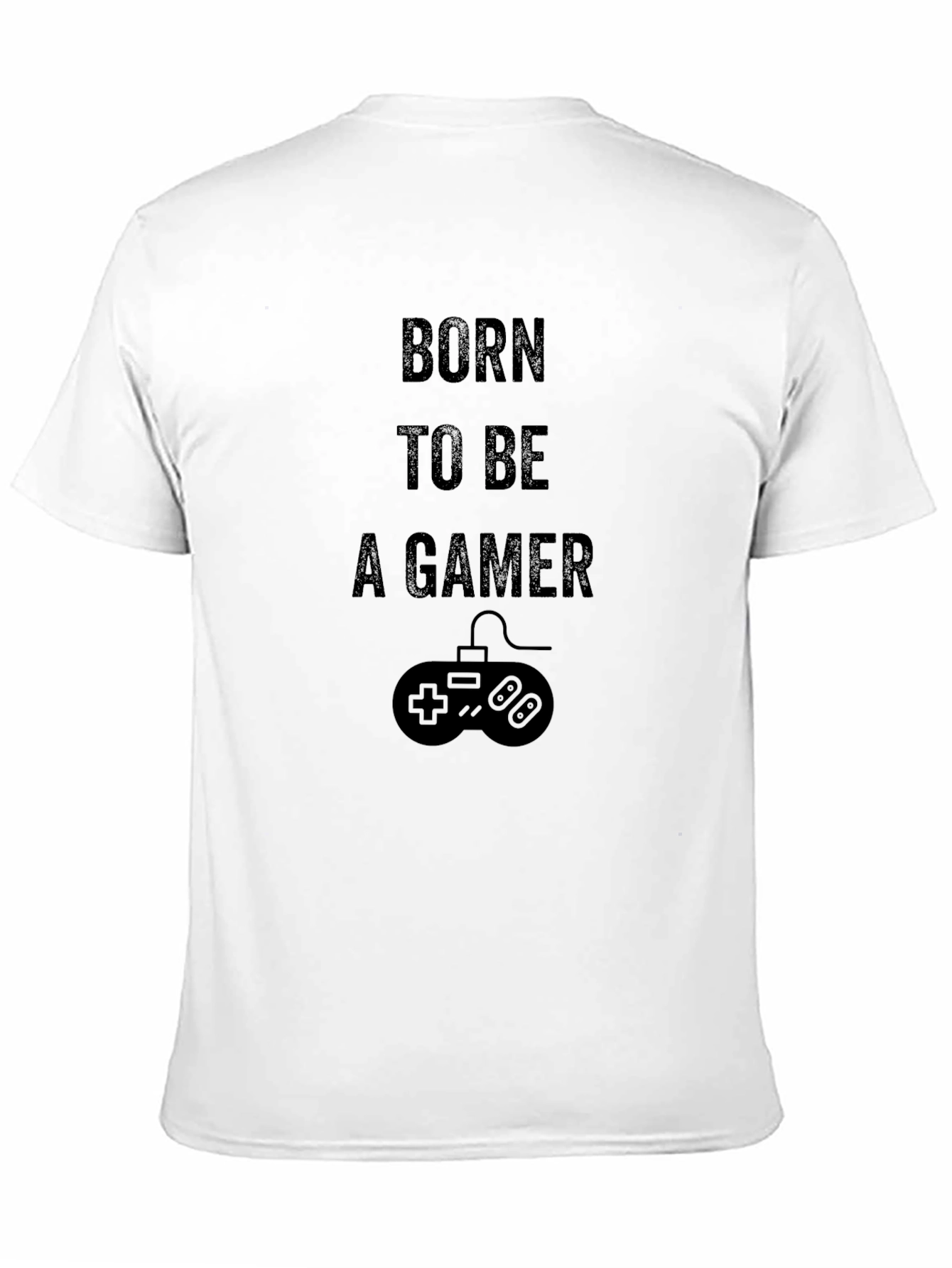 Born to Be a Gamer Black T-Shirt