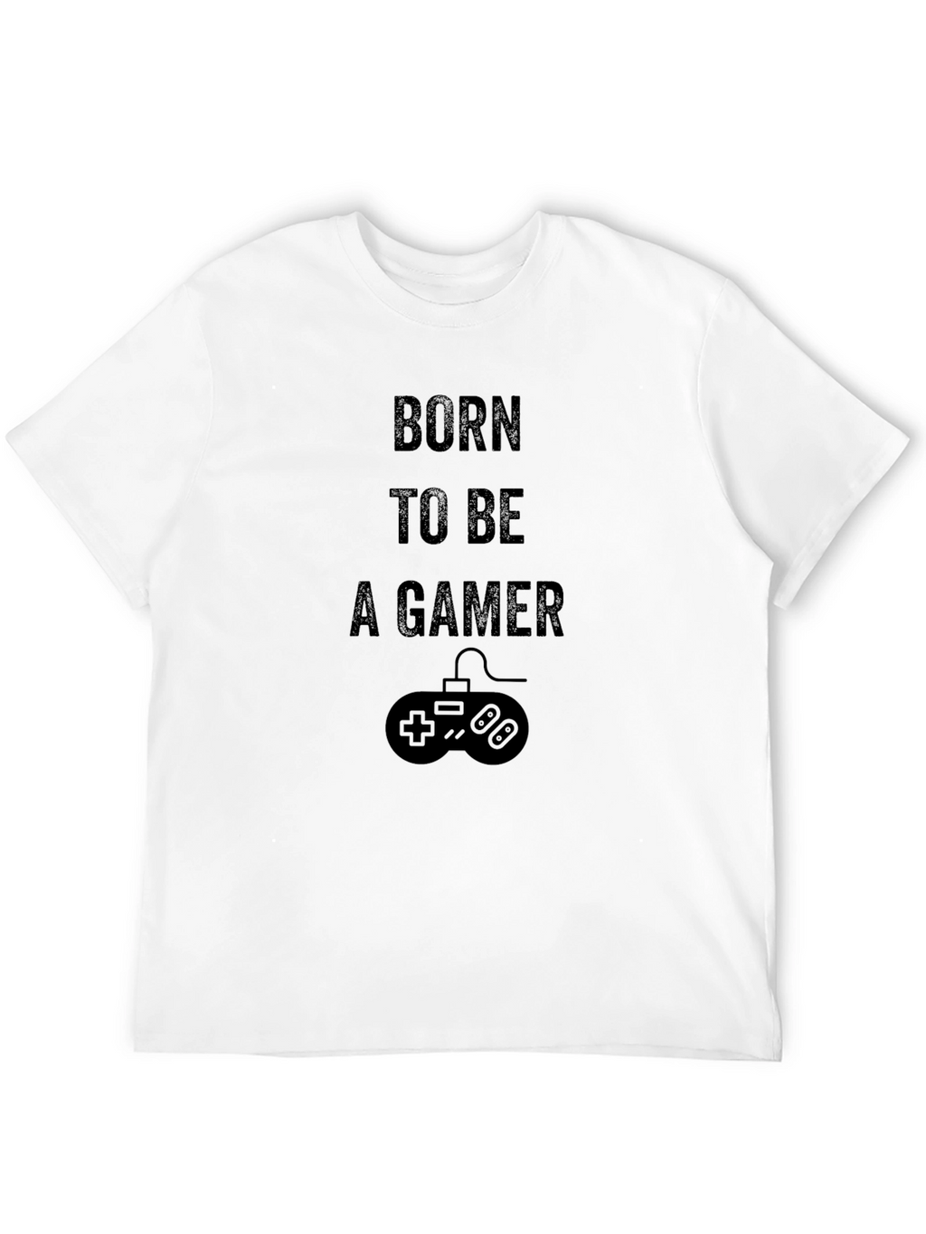 Born to Be a Gamer Black T-Shirt