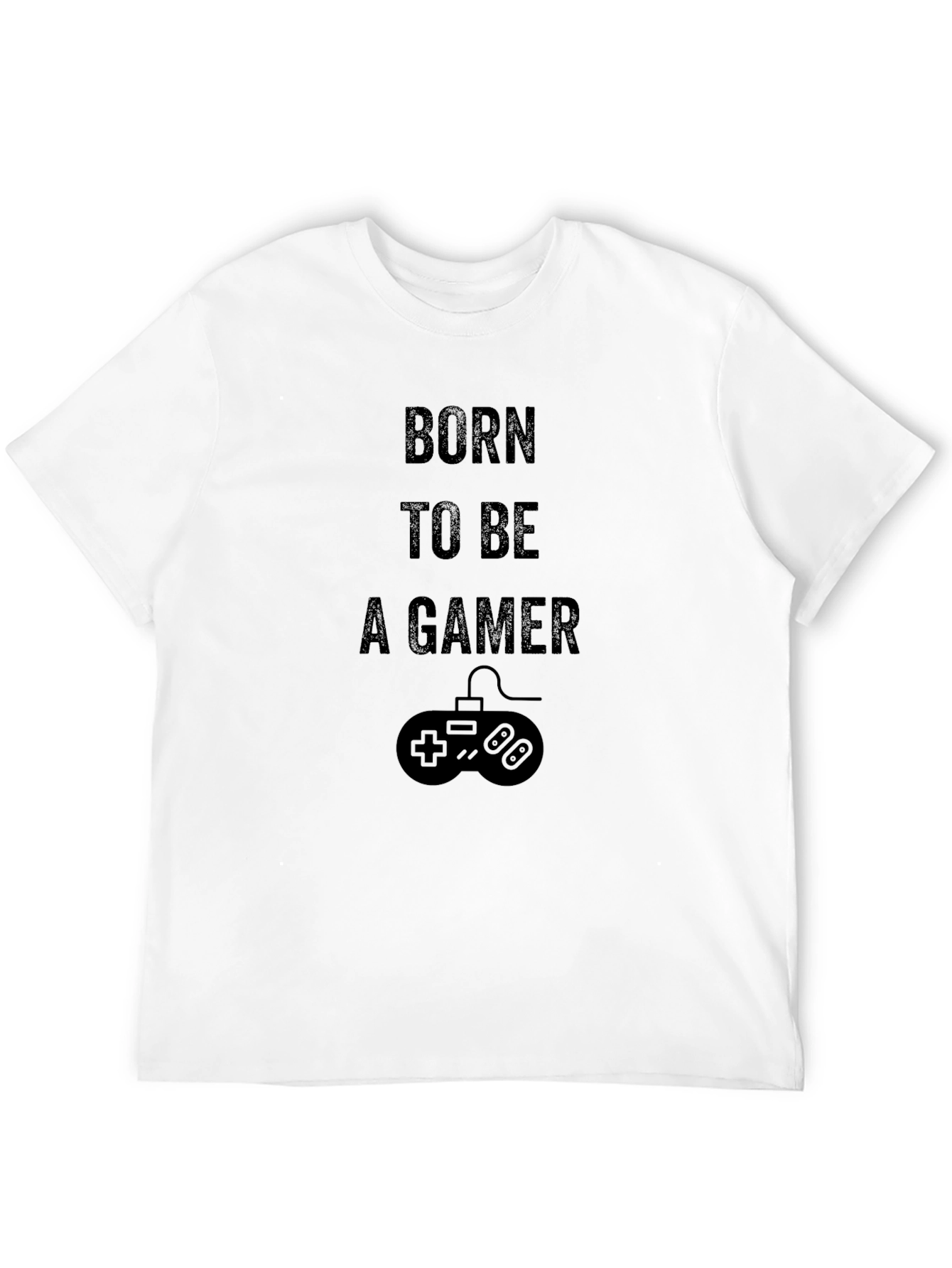 Born to Be a Gamer Black T-Shirt