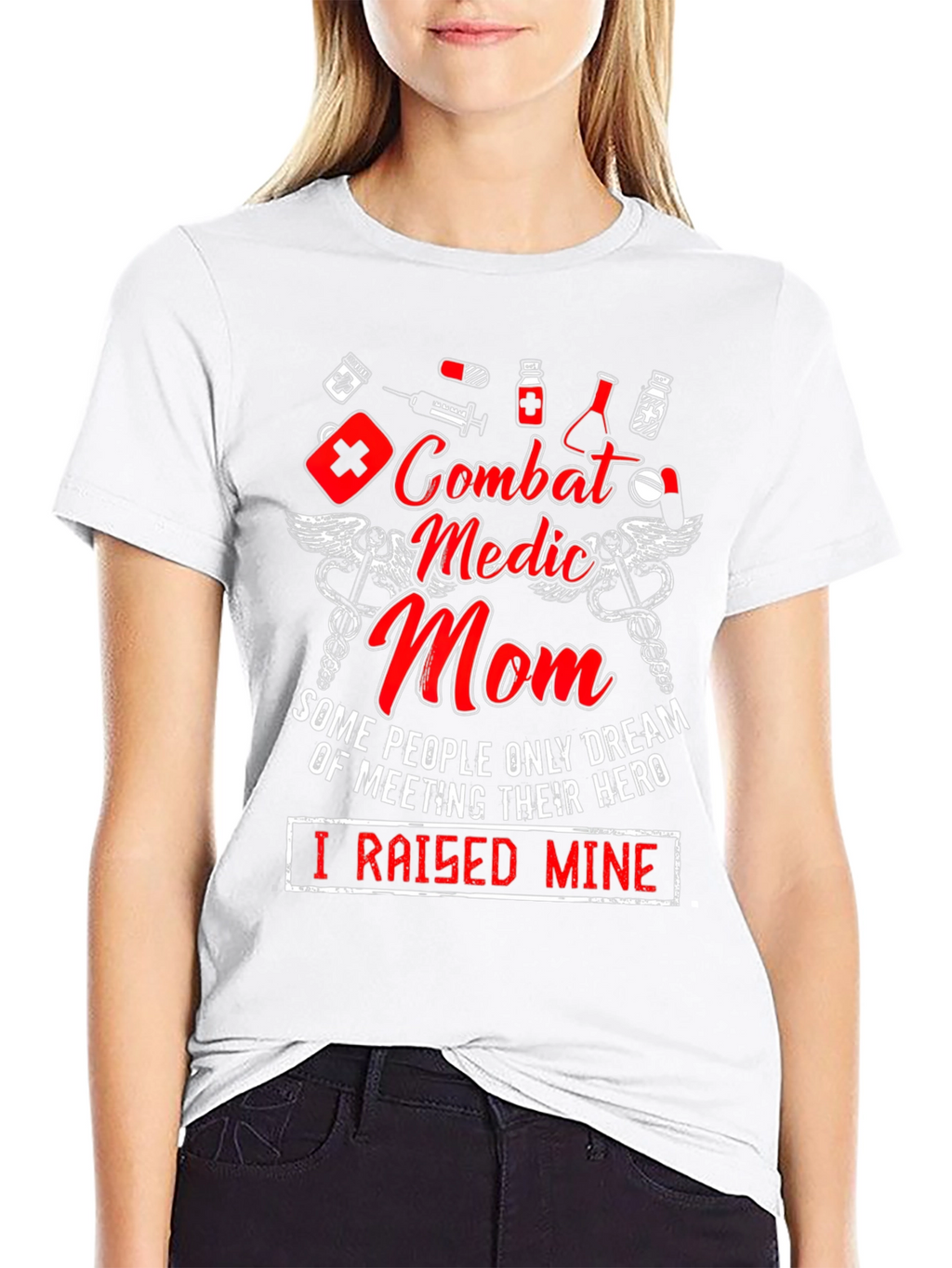 Combat Medic Mom Graphic Tee