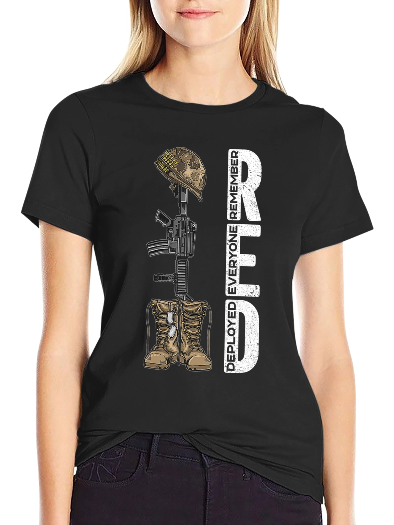 Remember Everyone Deployed RED T-Shirt
