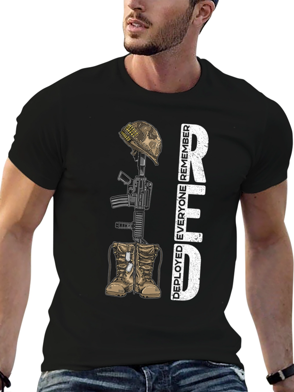 Remember Everyone Deployed RED T-Shirt