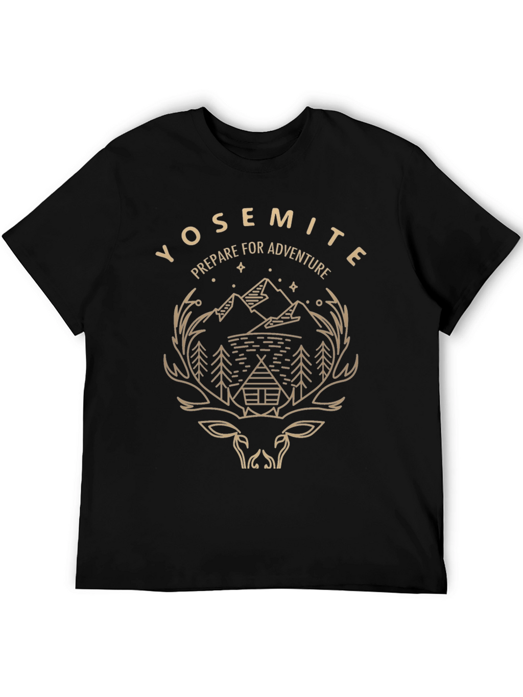 Yosemite Adventure Graphic Tee - Black