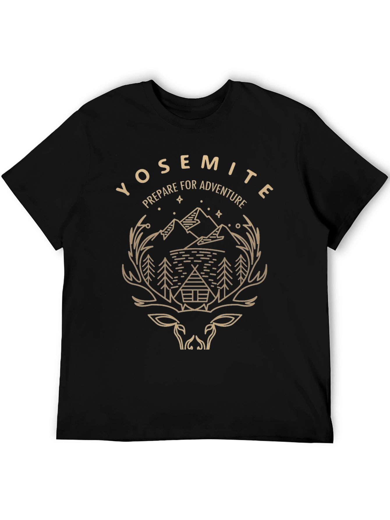 Yosemite Adventure Graphic Tee - Black