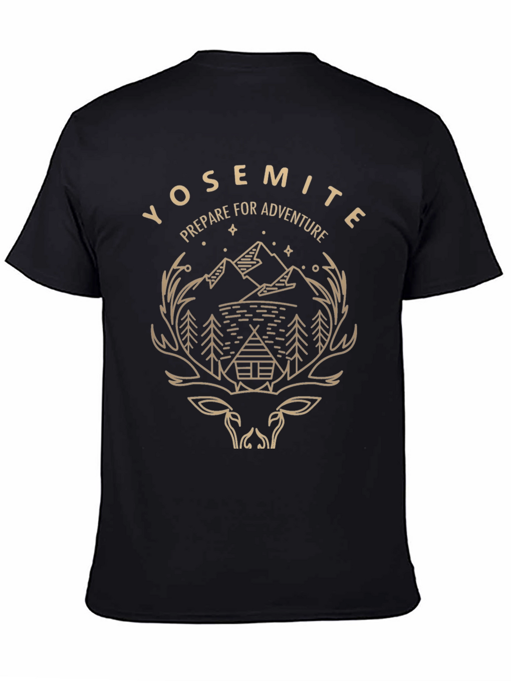 Yosemite Adventure Graphic Tee - Black