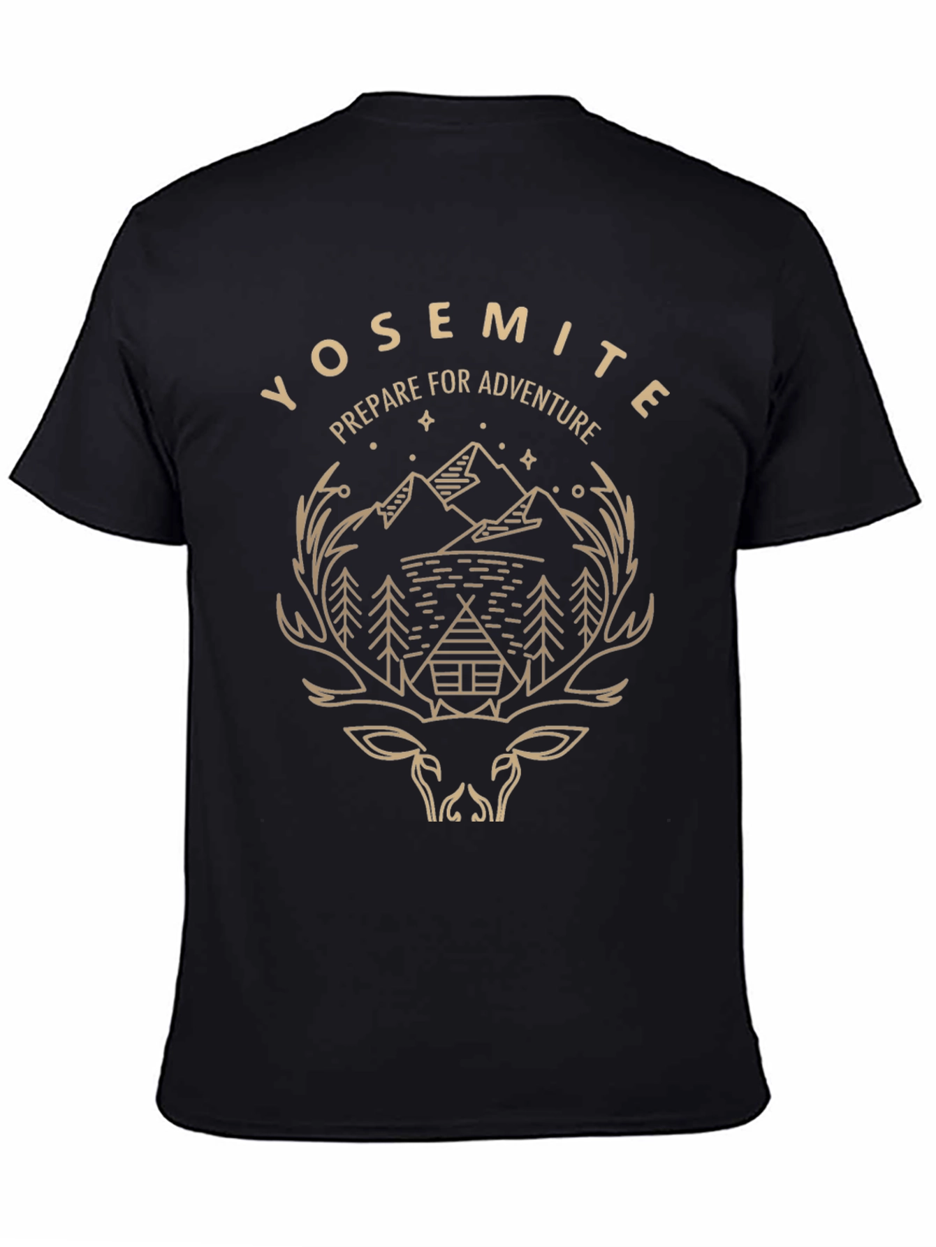 Yosemite Adventure Graphic Tee - Black