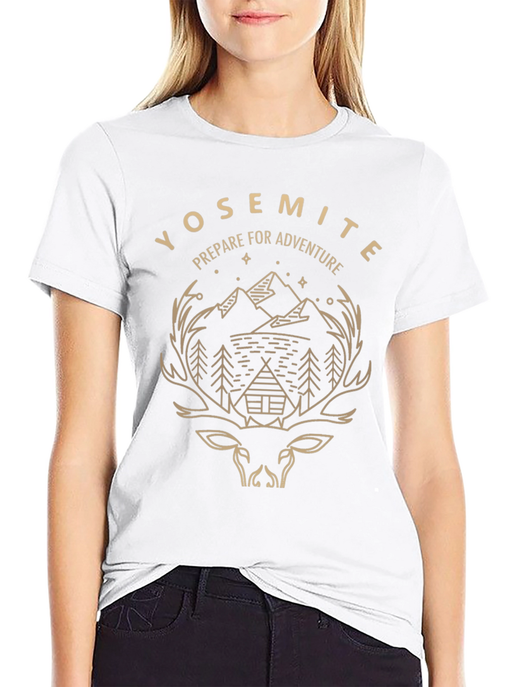 Yosemite Adventure Graphic Tee - Black