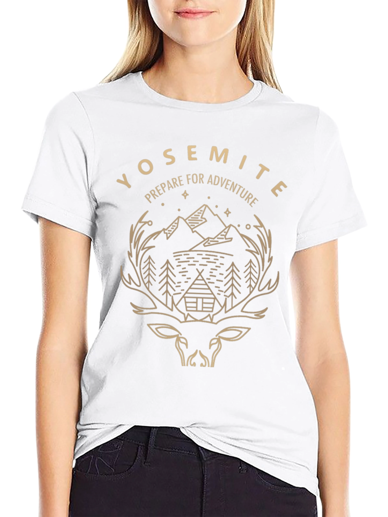 Yosemite Adventure Graphic Tee - Black
