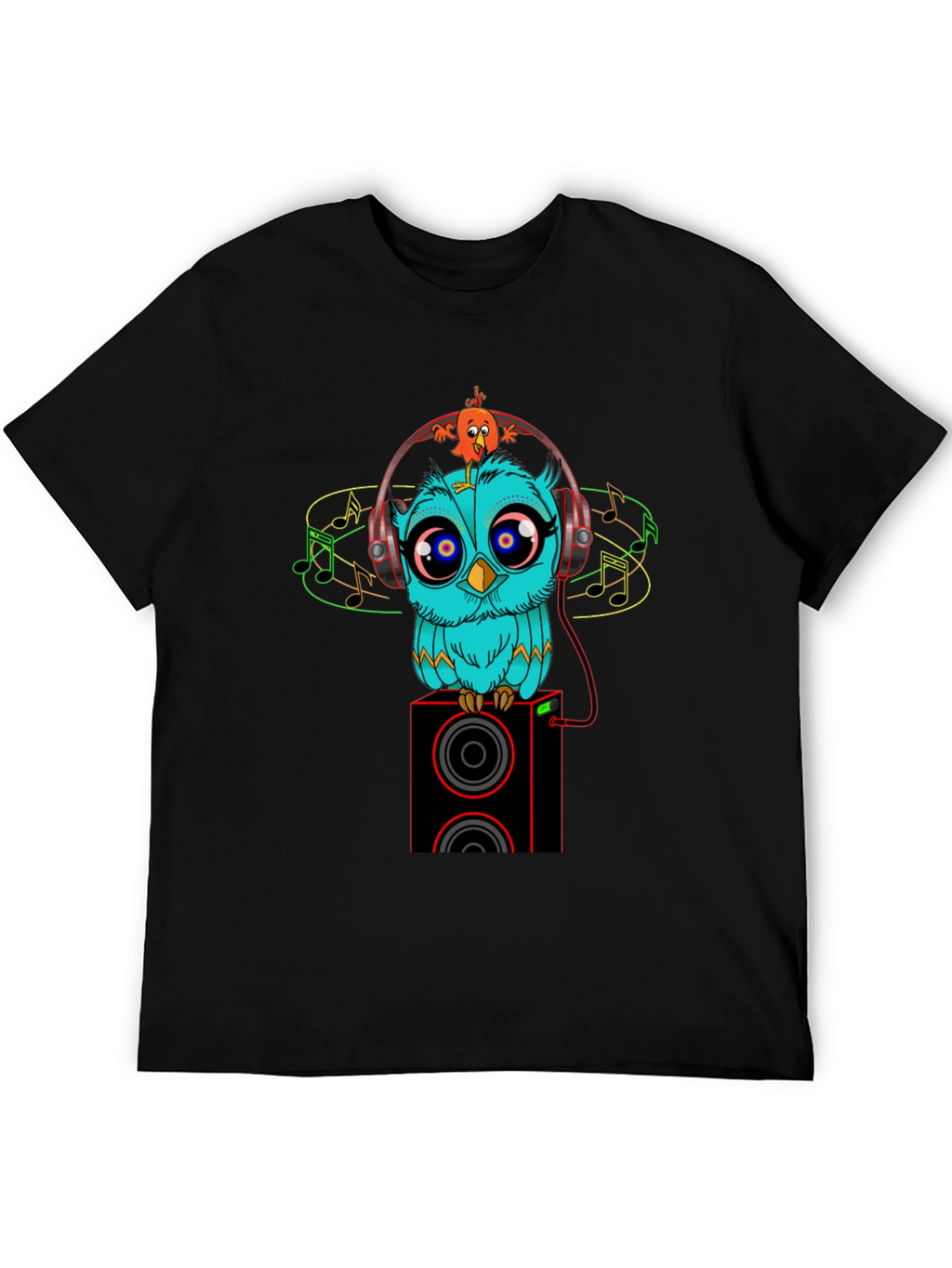 Owl & Bird DJ Graphic Tee