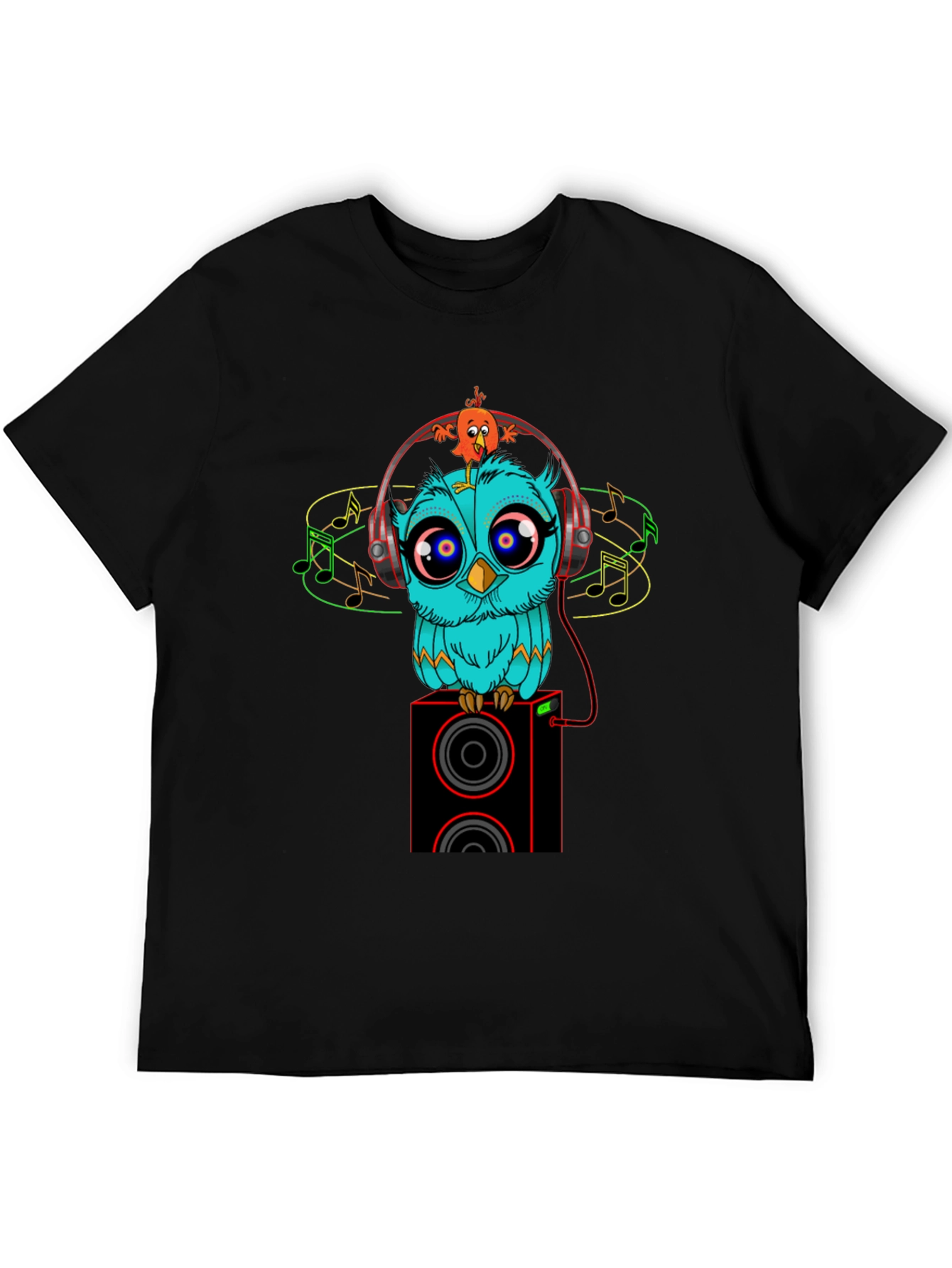 Owl & Bird DJ Graphic Tee