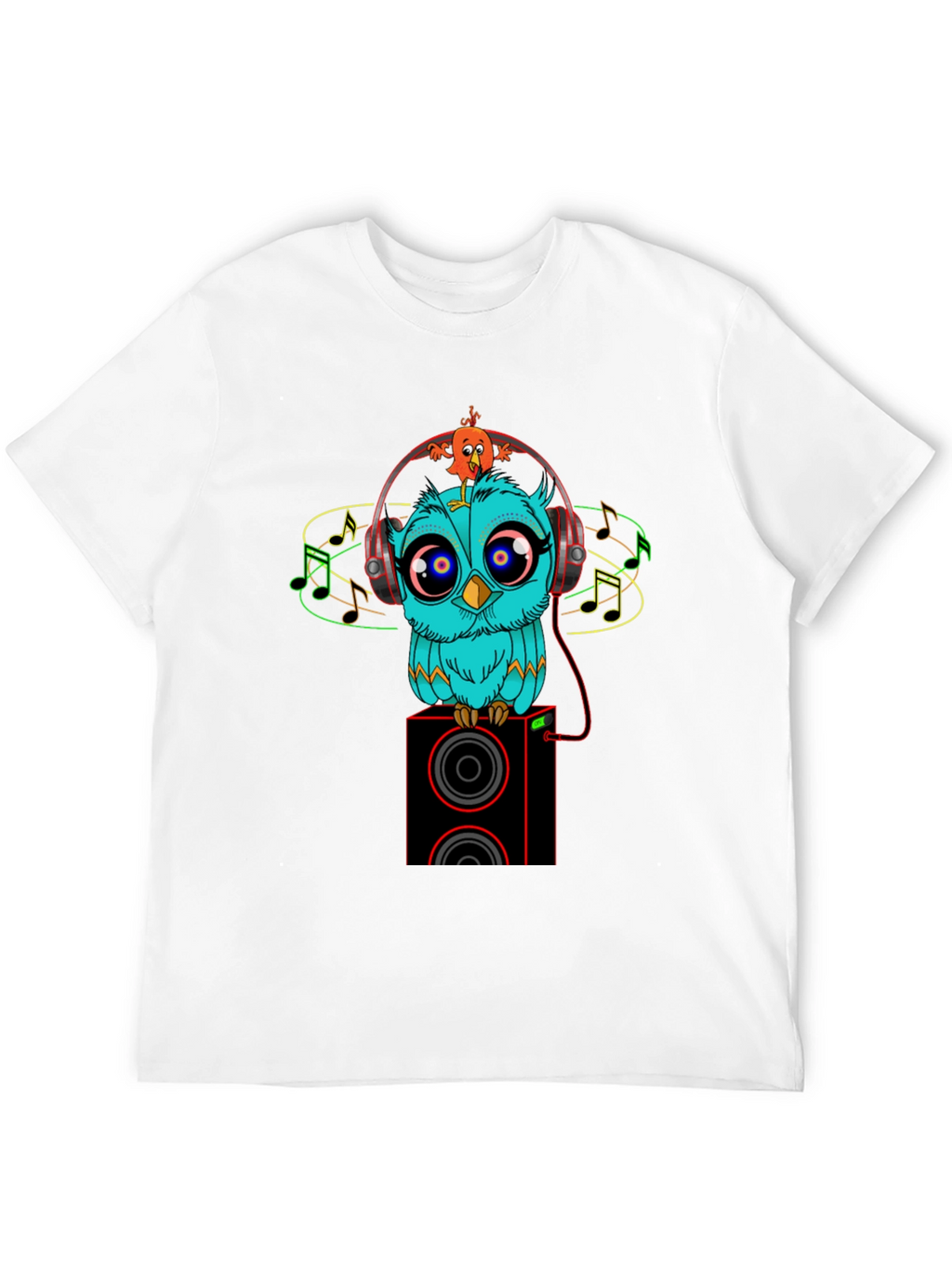 Owl & Bird DJ Graphic Tee