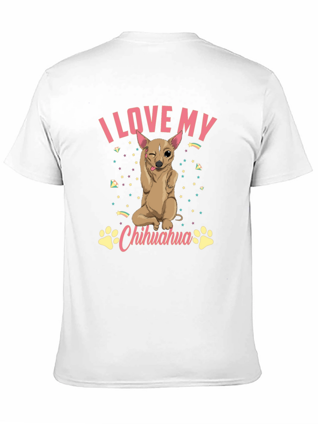 I Love My Chihuahua Graphic T-Shirt