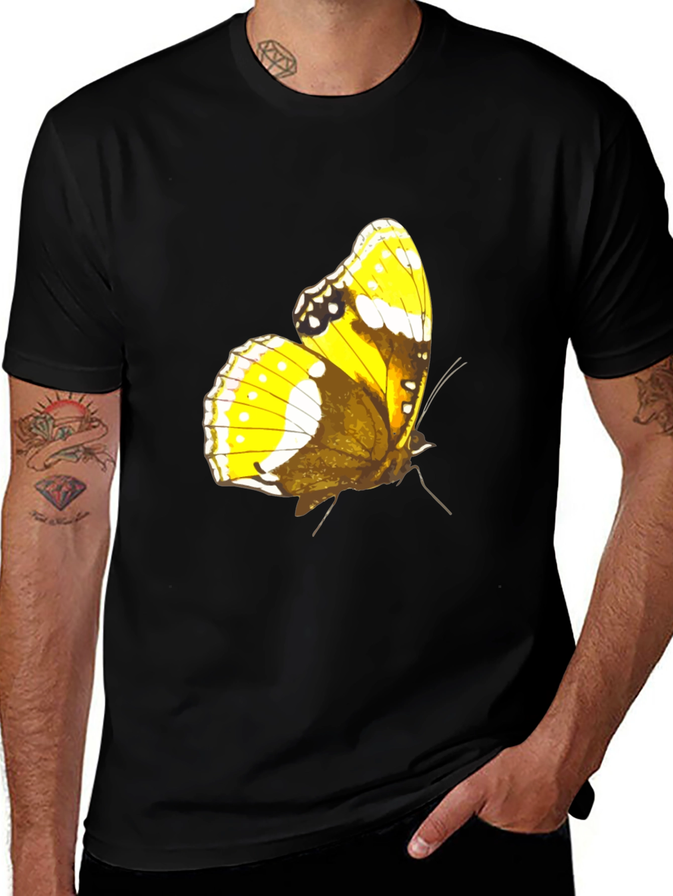 Butterfly Graphic Tee - Premium Cotton Comfort