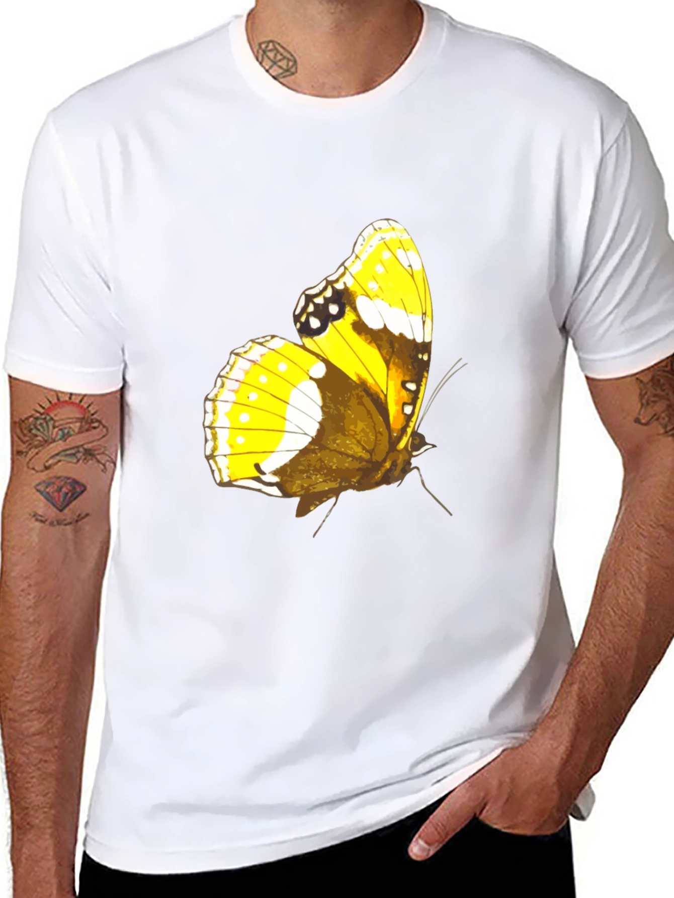 Butterfly Graphic Tee - Premium Cotton Comfort