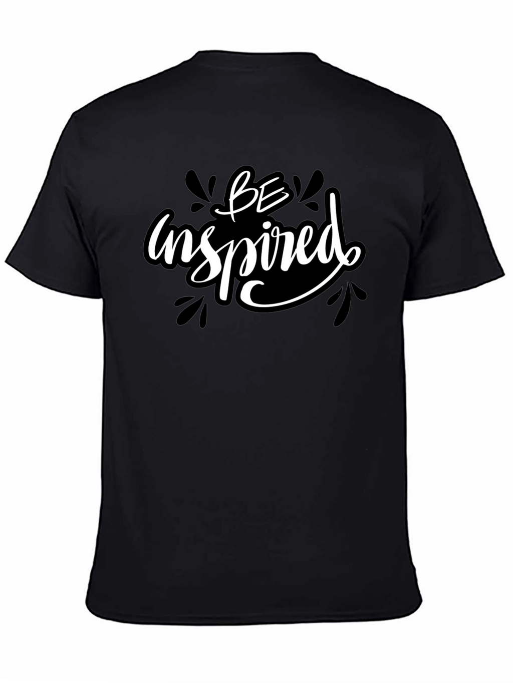 Be Inspired Black Graphic Tee