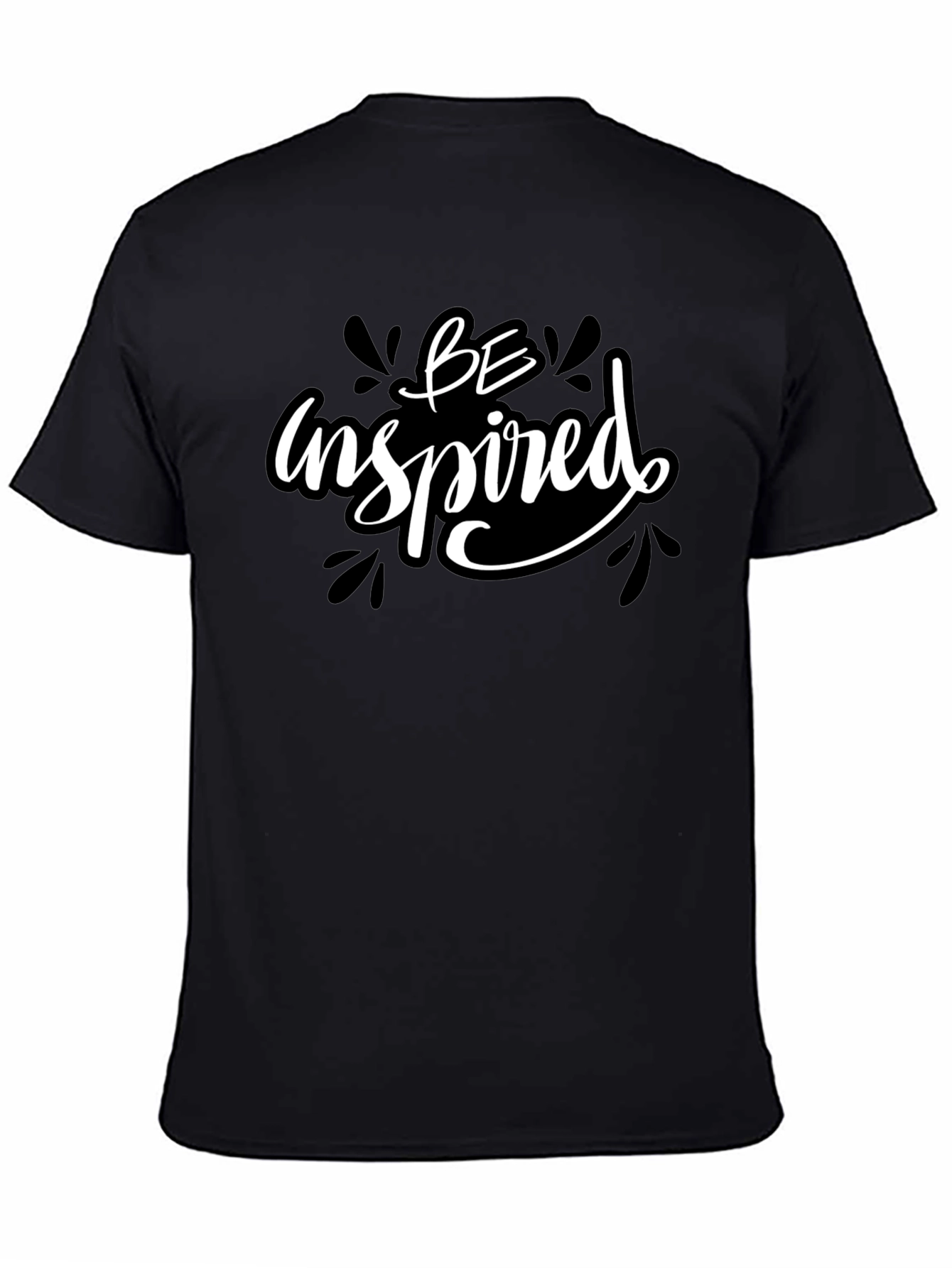 Be Inspired Black Graphic Tee
