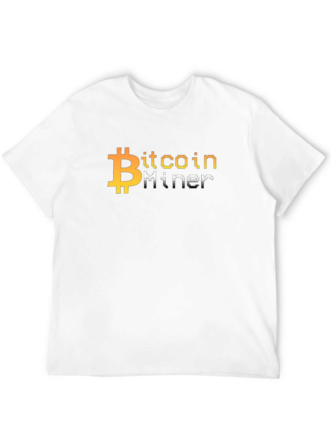 Bitcoin Miner Pixel Art T-Shirt