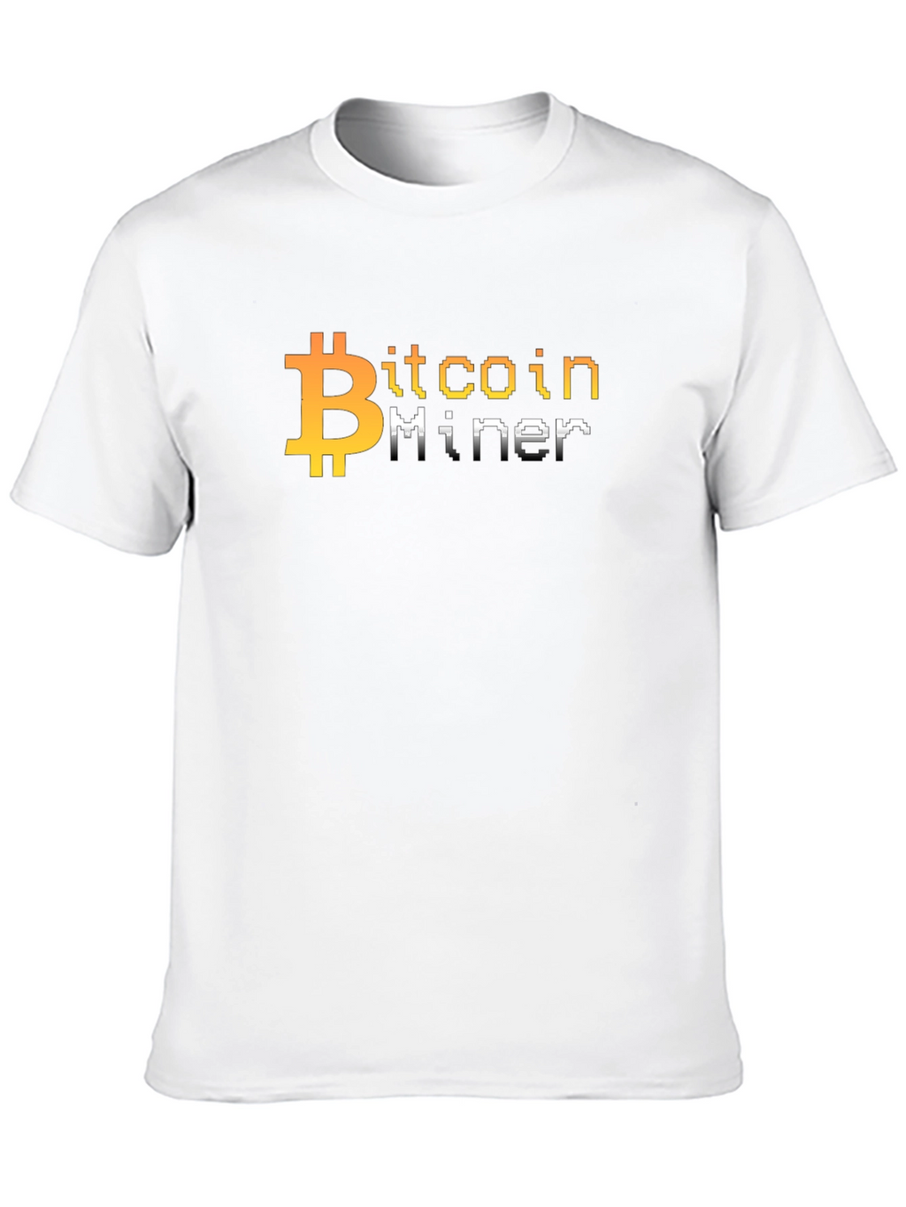 Bitcoin Miner Pixel Art T-Shirt