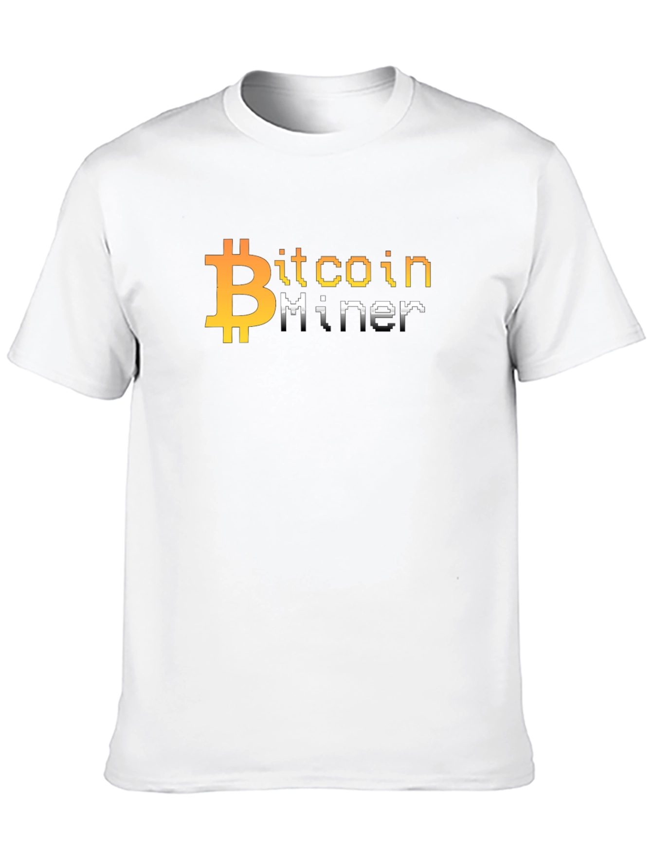 Bitcoin Miner Pixel Art T-Shirt