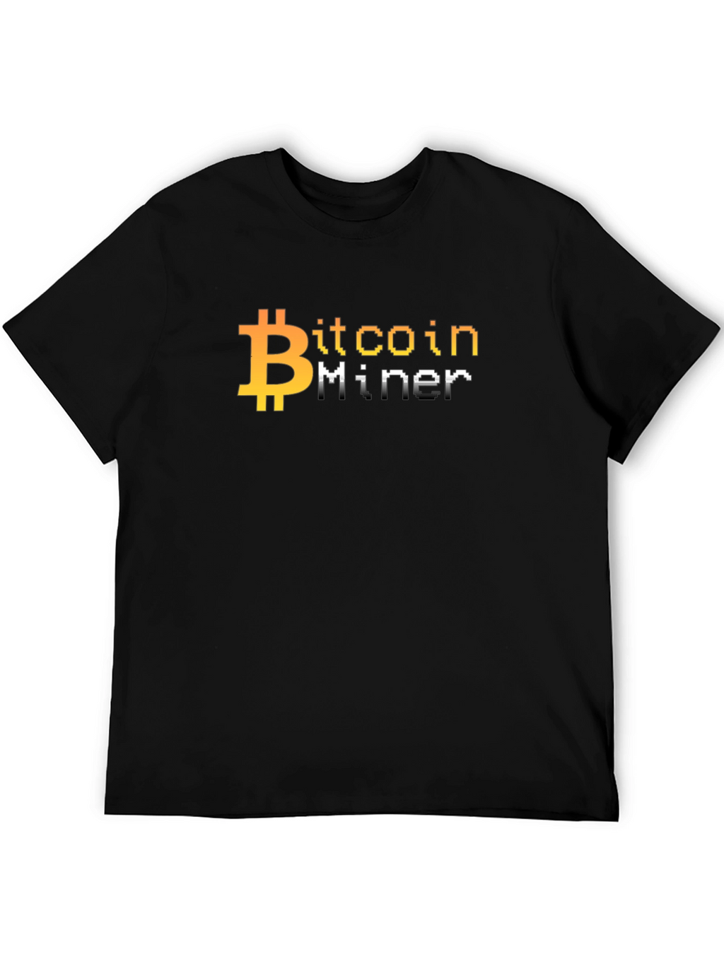 Bitcoin Miner Pixel Art T-Shirt