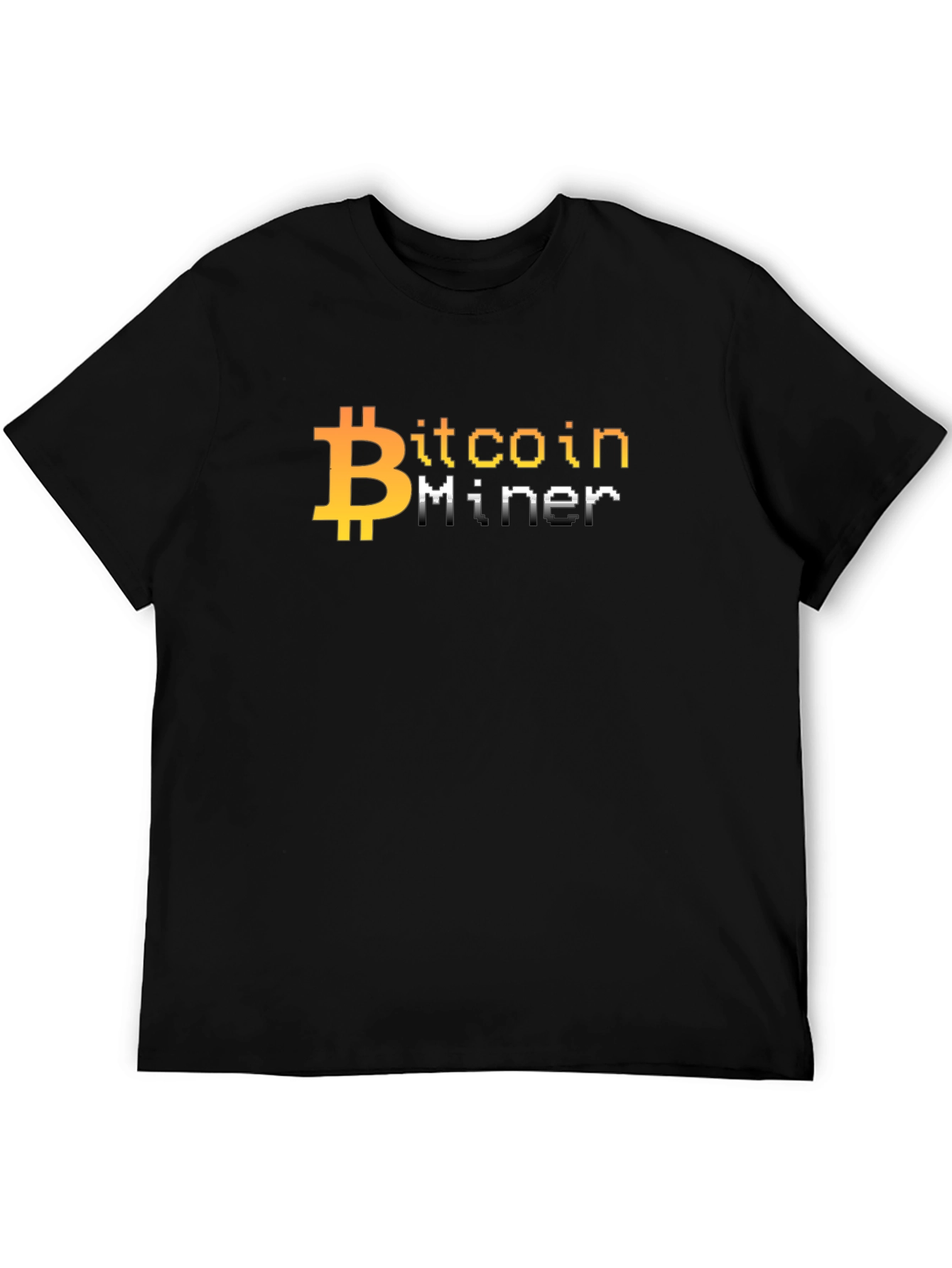 Bitcoin Miner Pixel Art T-Shirt