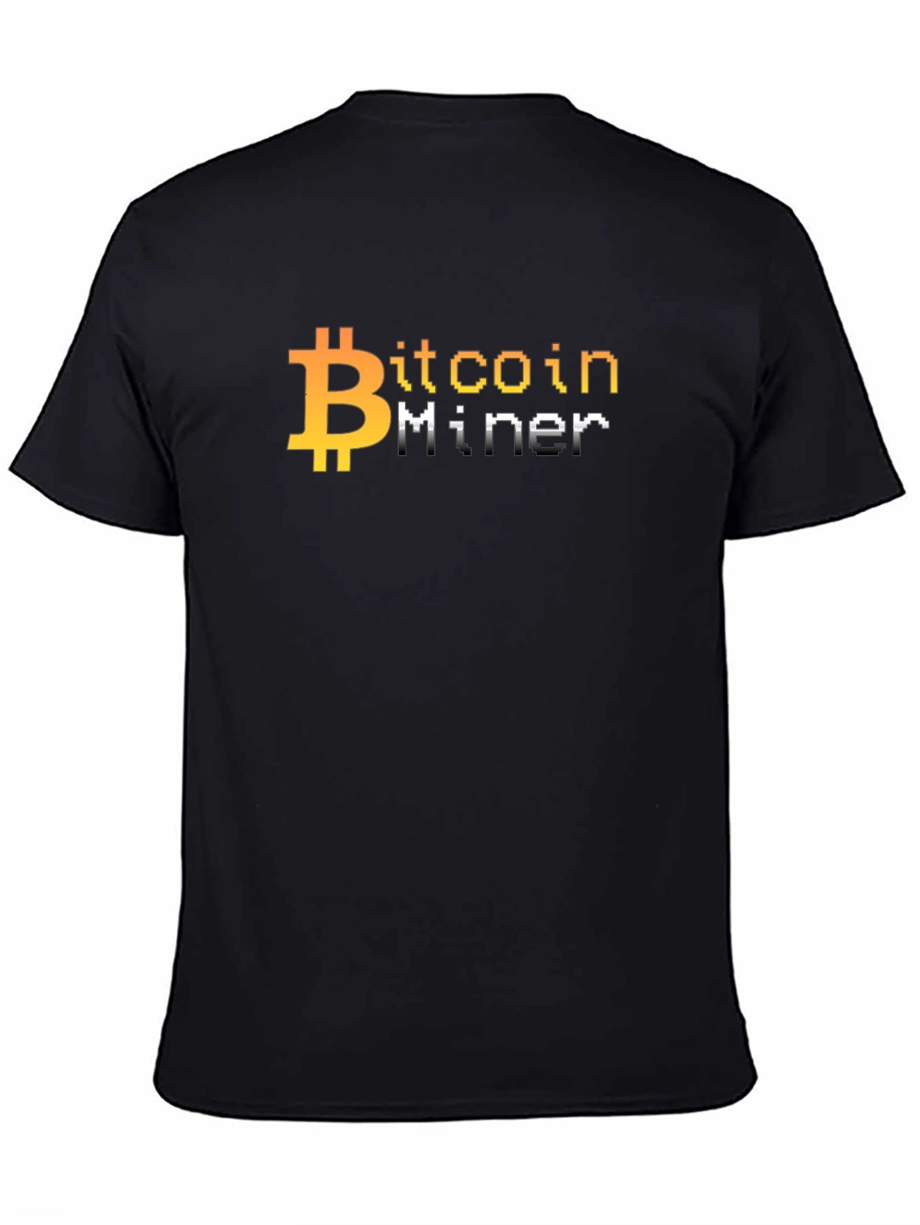 Bitcoin Miner Pixel Art T-Shirt