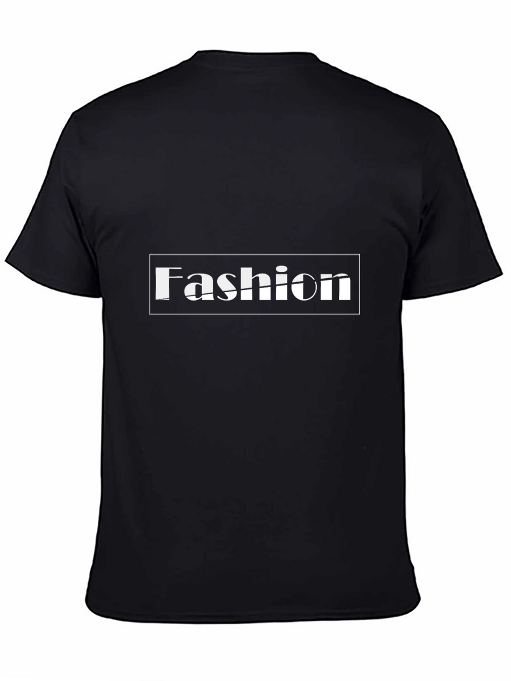 Mens Fashion Graphic Tee - Black