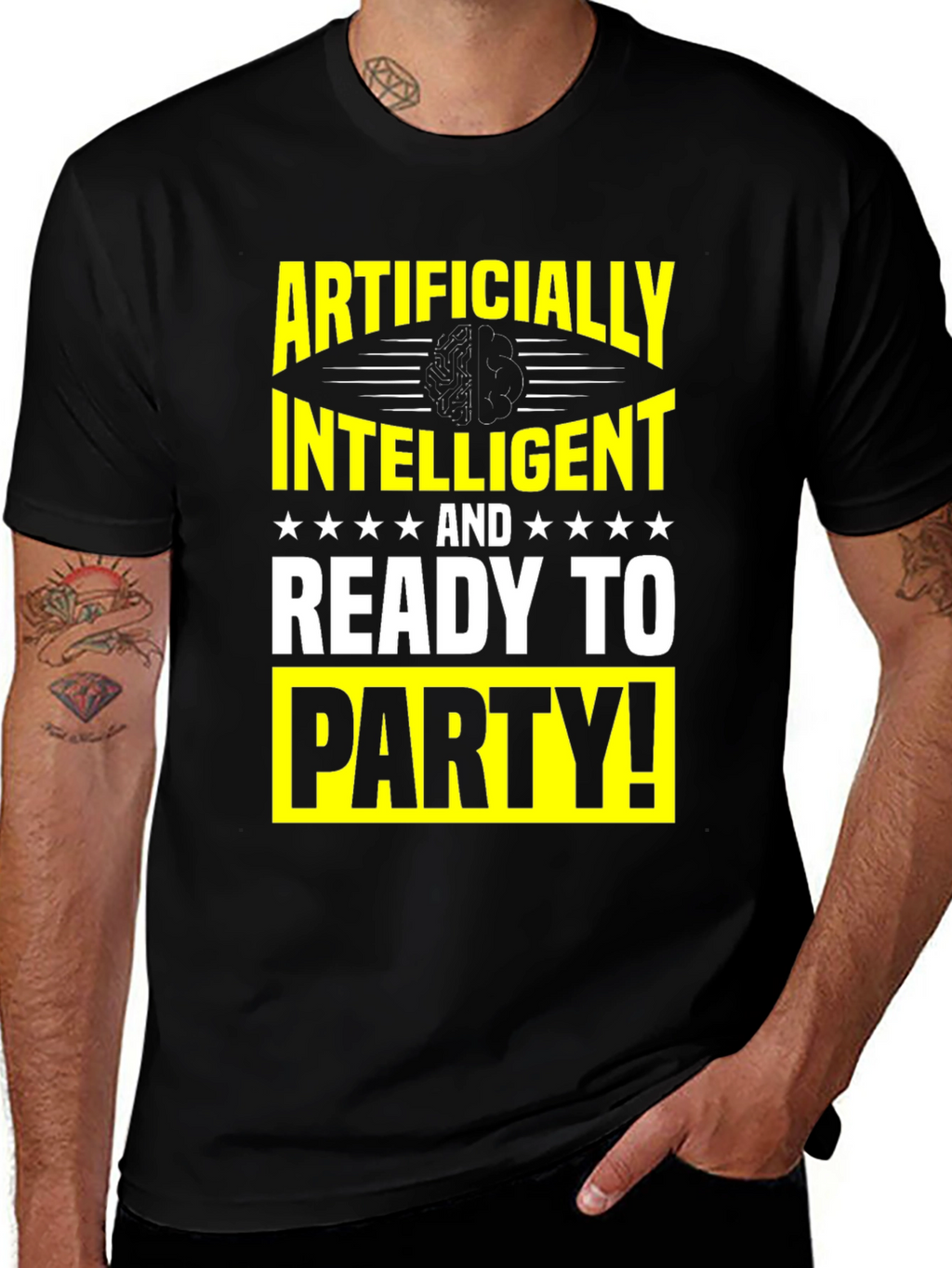 Artificially Intelligent Ready to Party T-Shirt