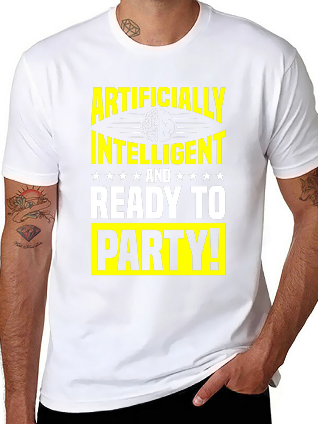 Artificially Intelligent Ready to Party T-Shirt