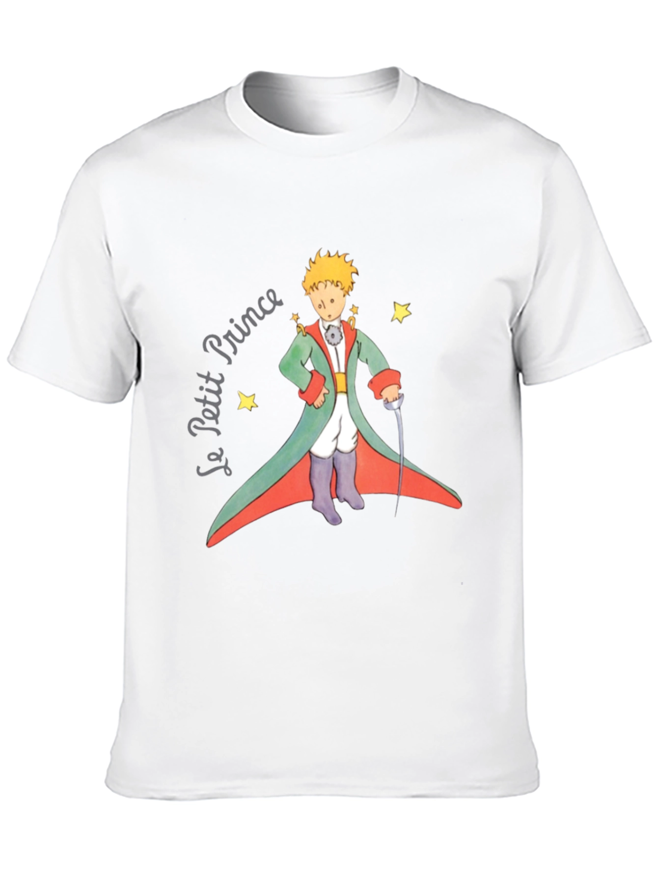 Le Petit Prince Graphic Tee - Black Cotton T-Shirt