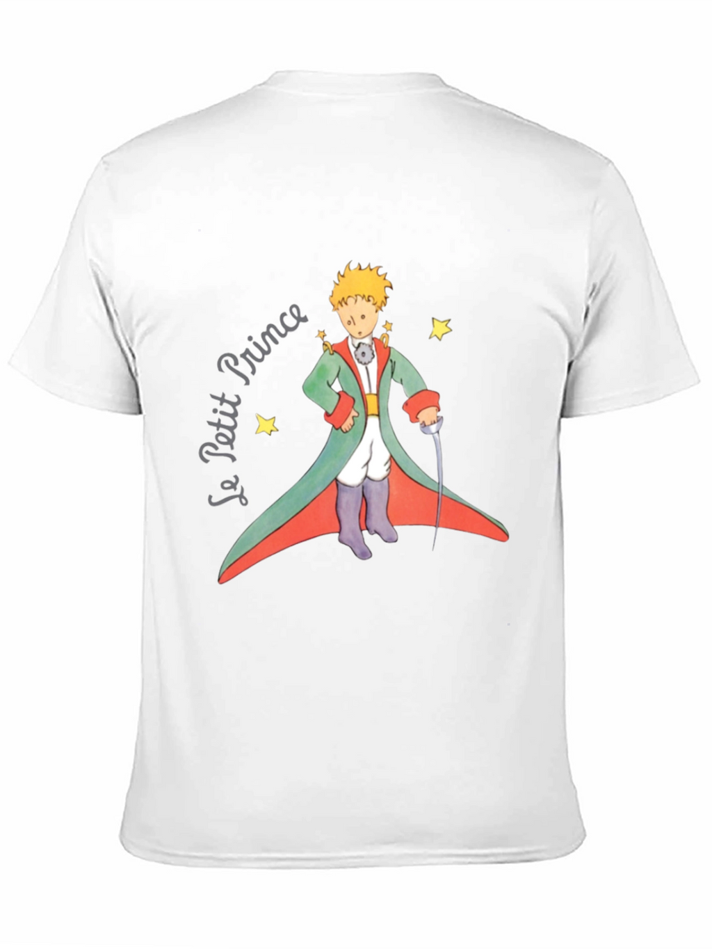 Le Petit Prince Graphic Tee - Black Cotton T-Shirt