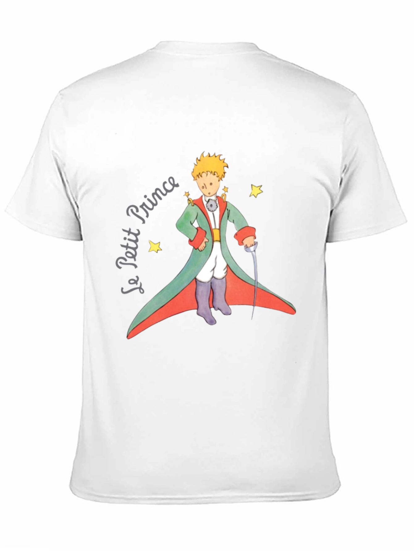 Le Petit Prince Graphic Tee - Black Cotton T-Shirt