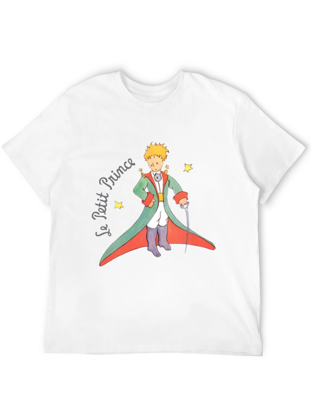 Le Petit Prince Graphic Tee - Black Cotton T-Shirt