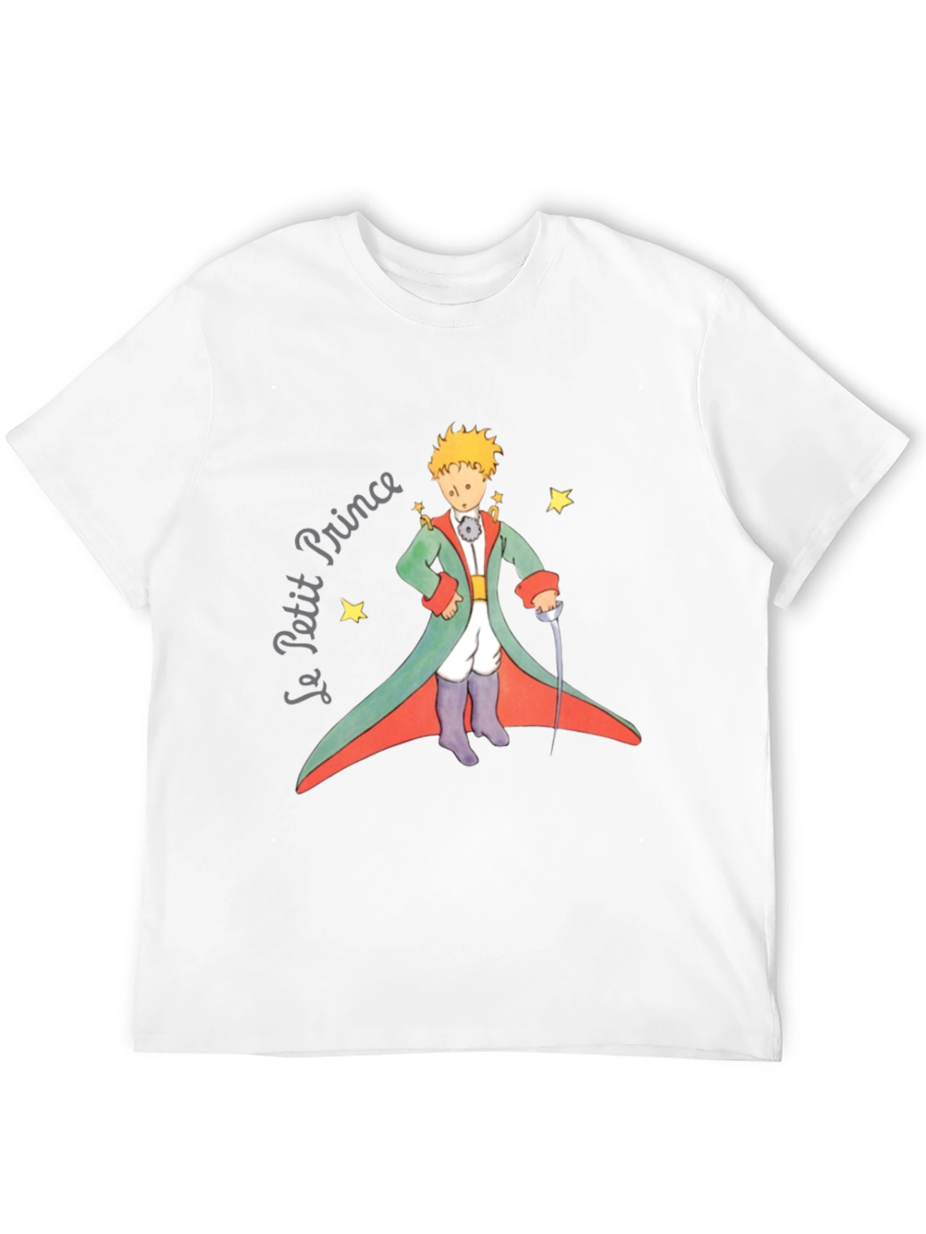 Le Petit Prince Graphic Tee - Black Cotton T-Shirt
