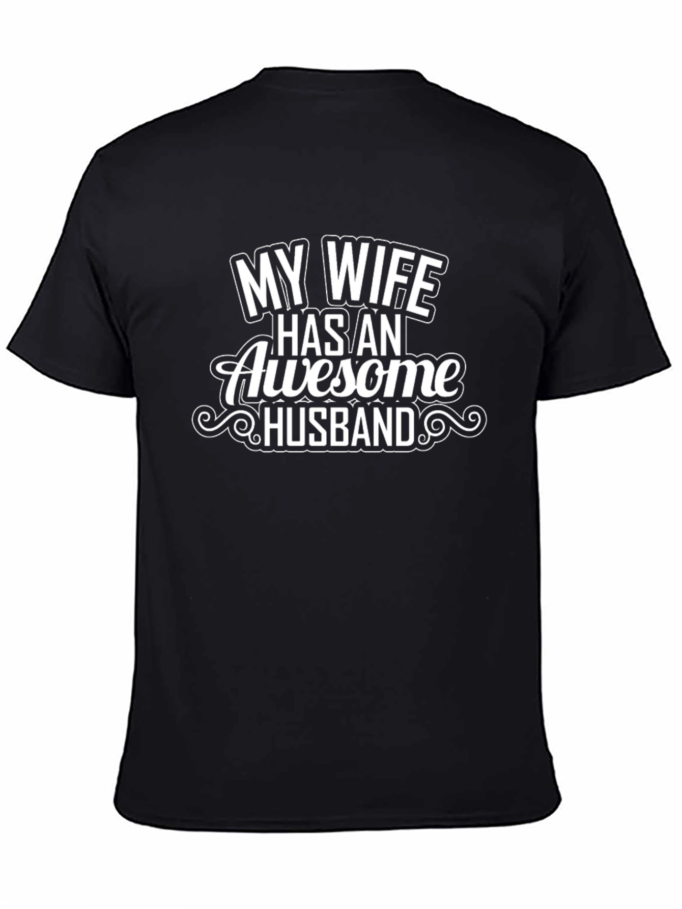 My Wife Awesome Husband Graphic Tee